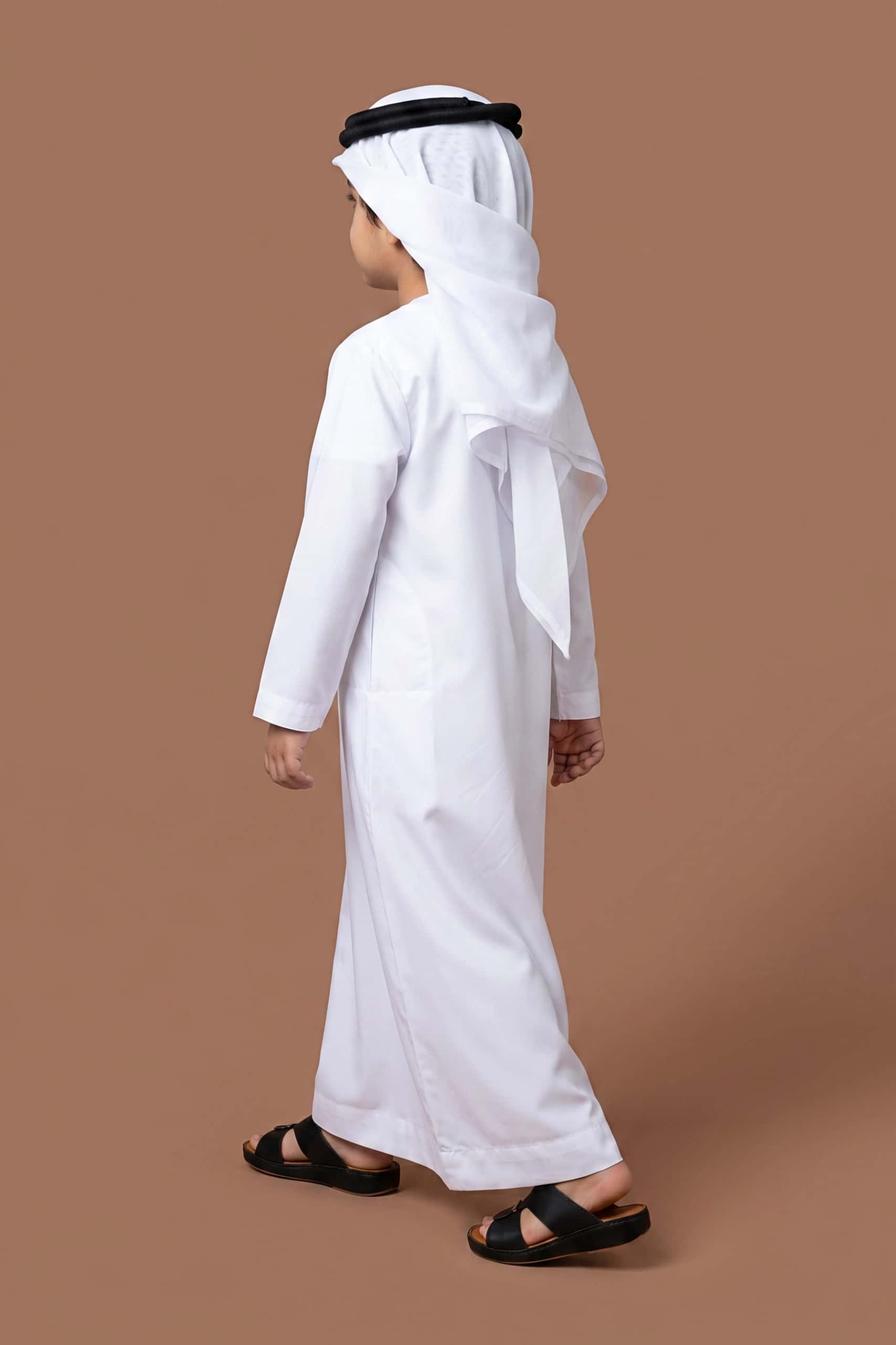 Baby White Kids Thobe 3