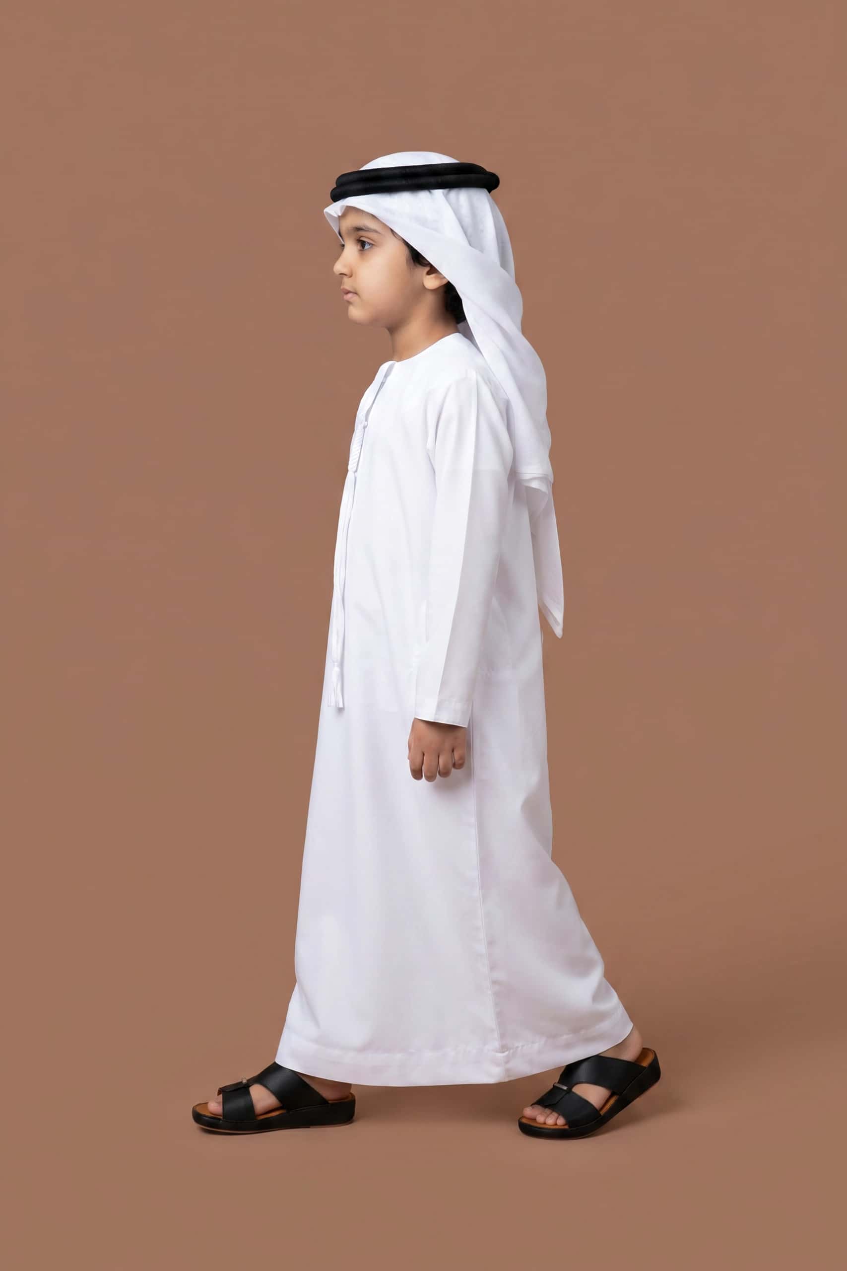 Baby White Kids Thobe 7
