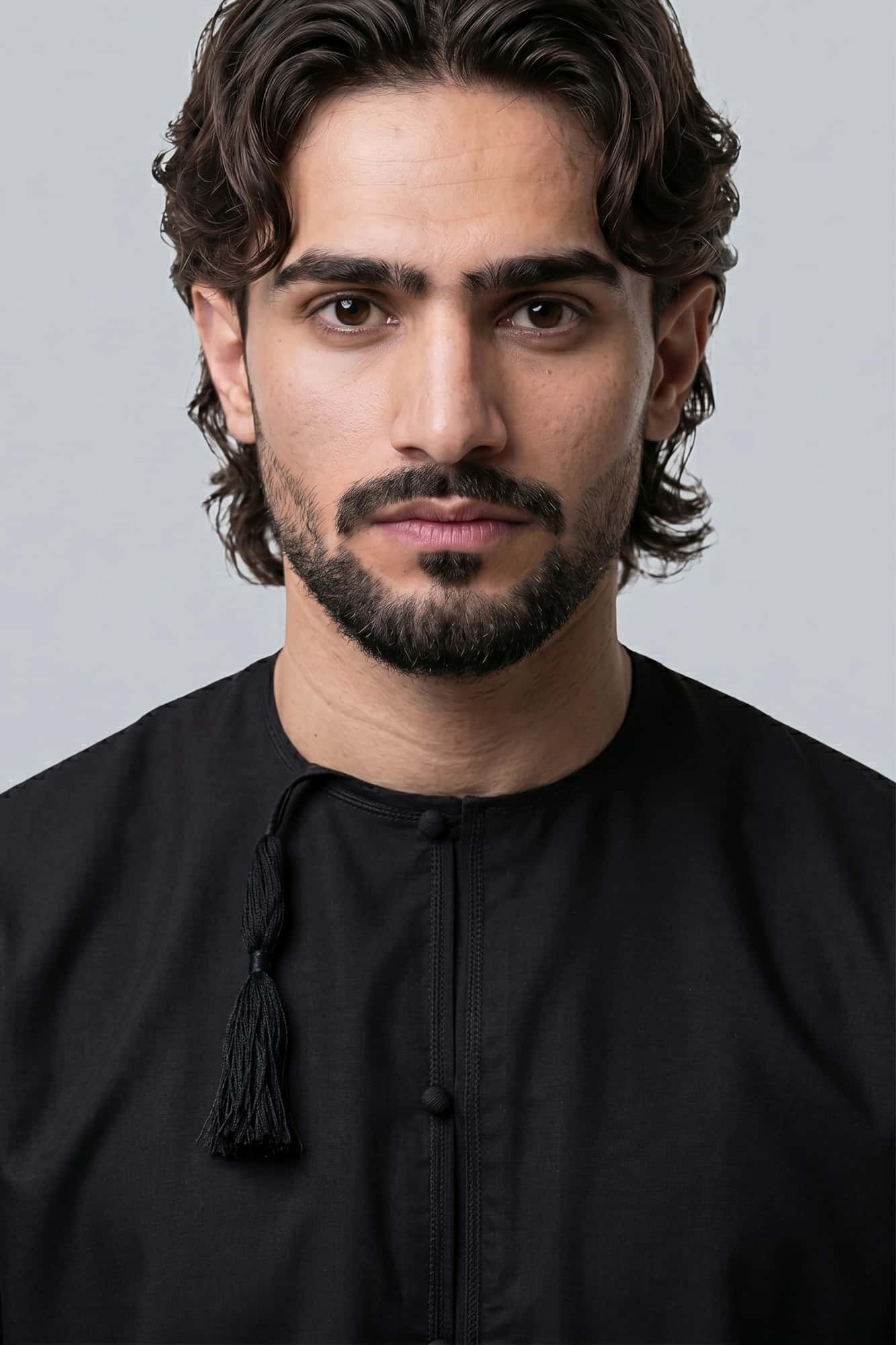 Black Omani Thobe 3