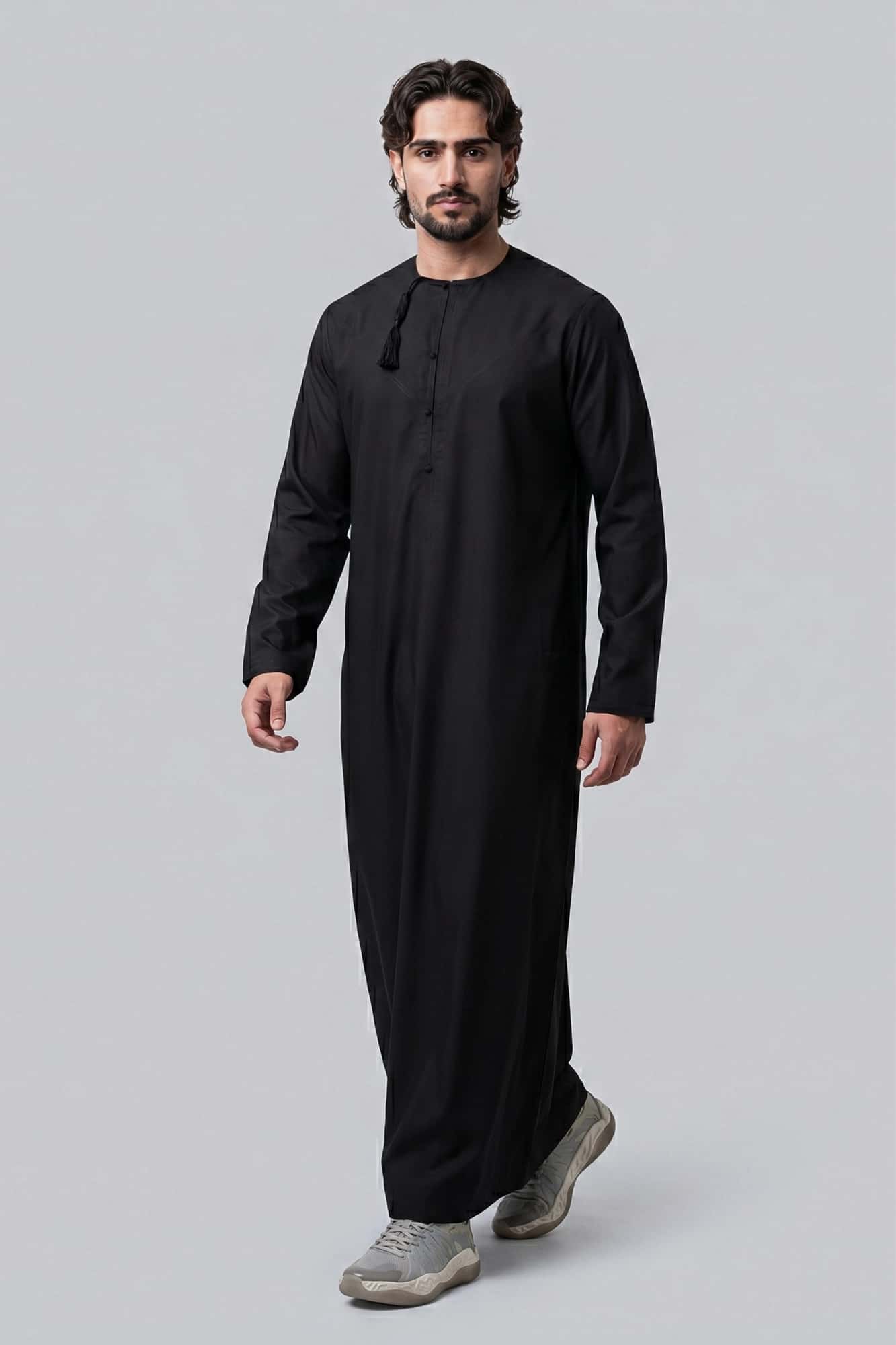 Black Omani Thobe 4