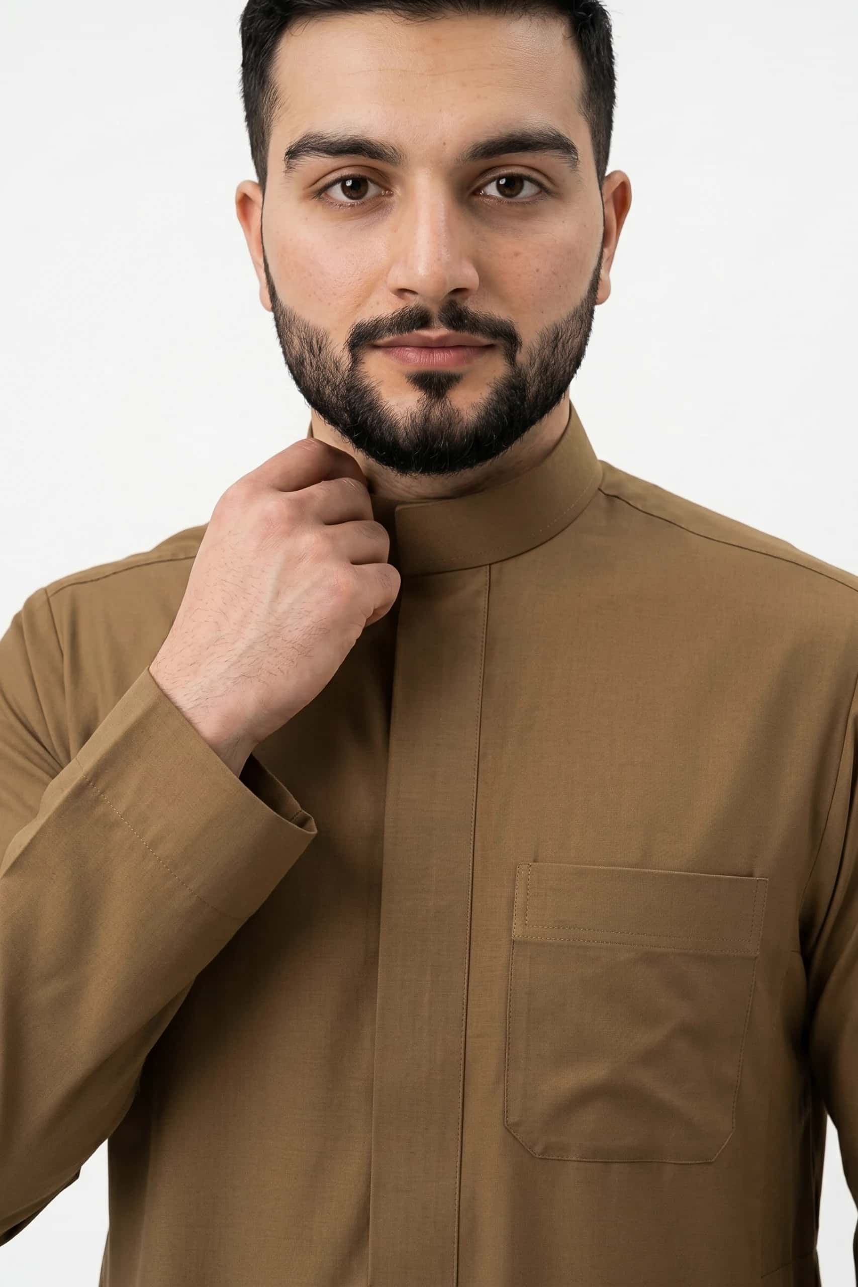 Burnt Camel Saudi Thobe 2