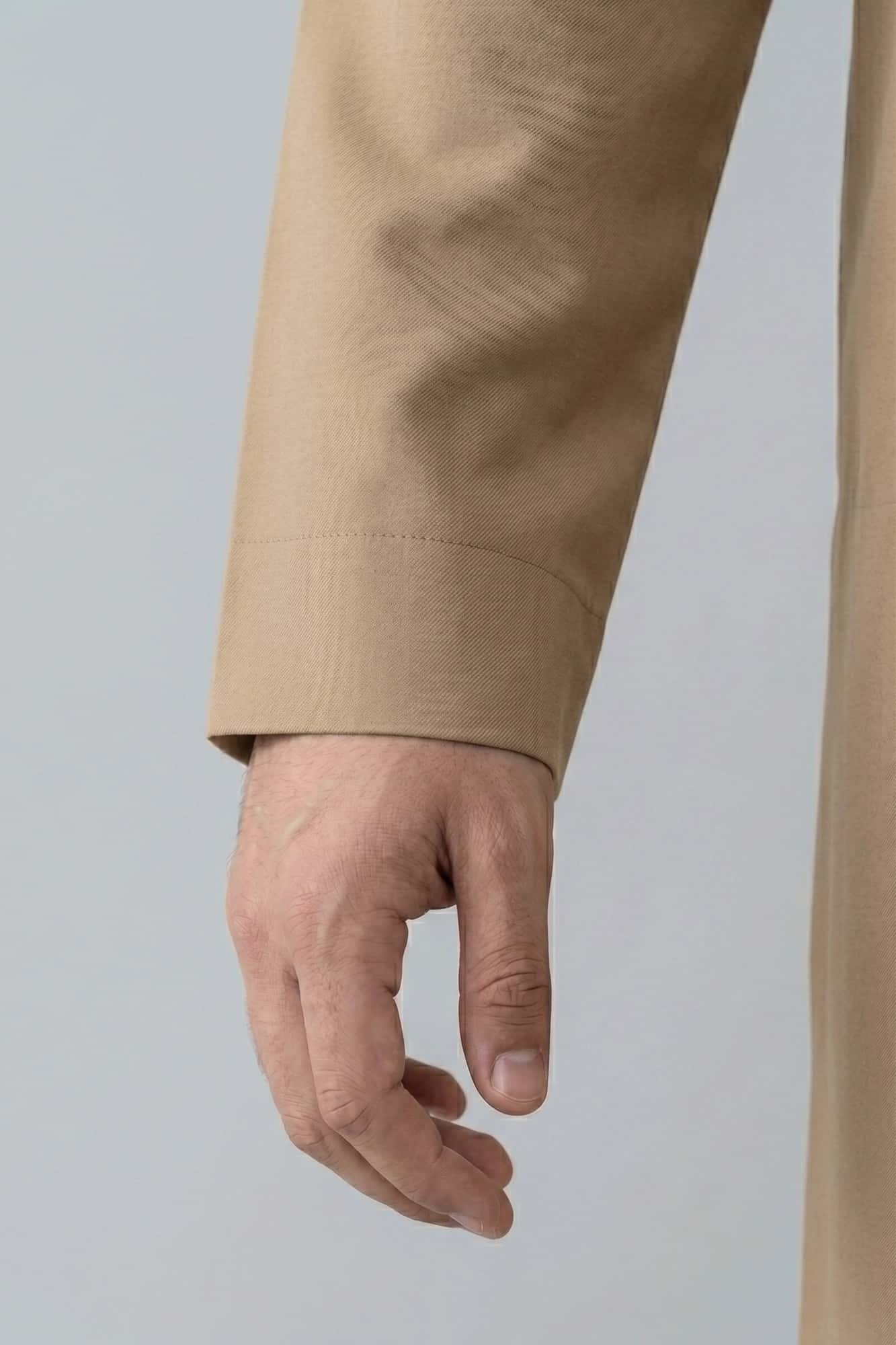 China Wool Basic Beige Saudi Thobe 4
