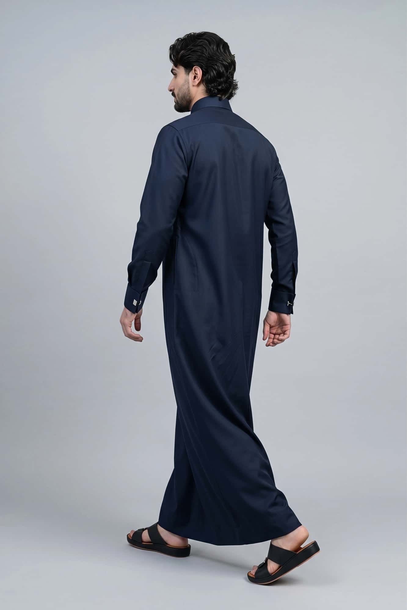 China Wool Dark Space Qatari Thobe 3