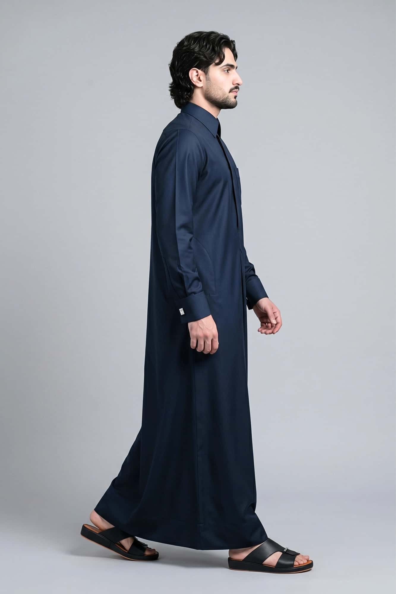 China Wool Dark Space Qatari Thobe 4