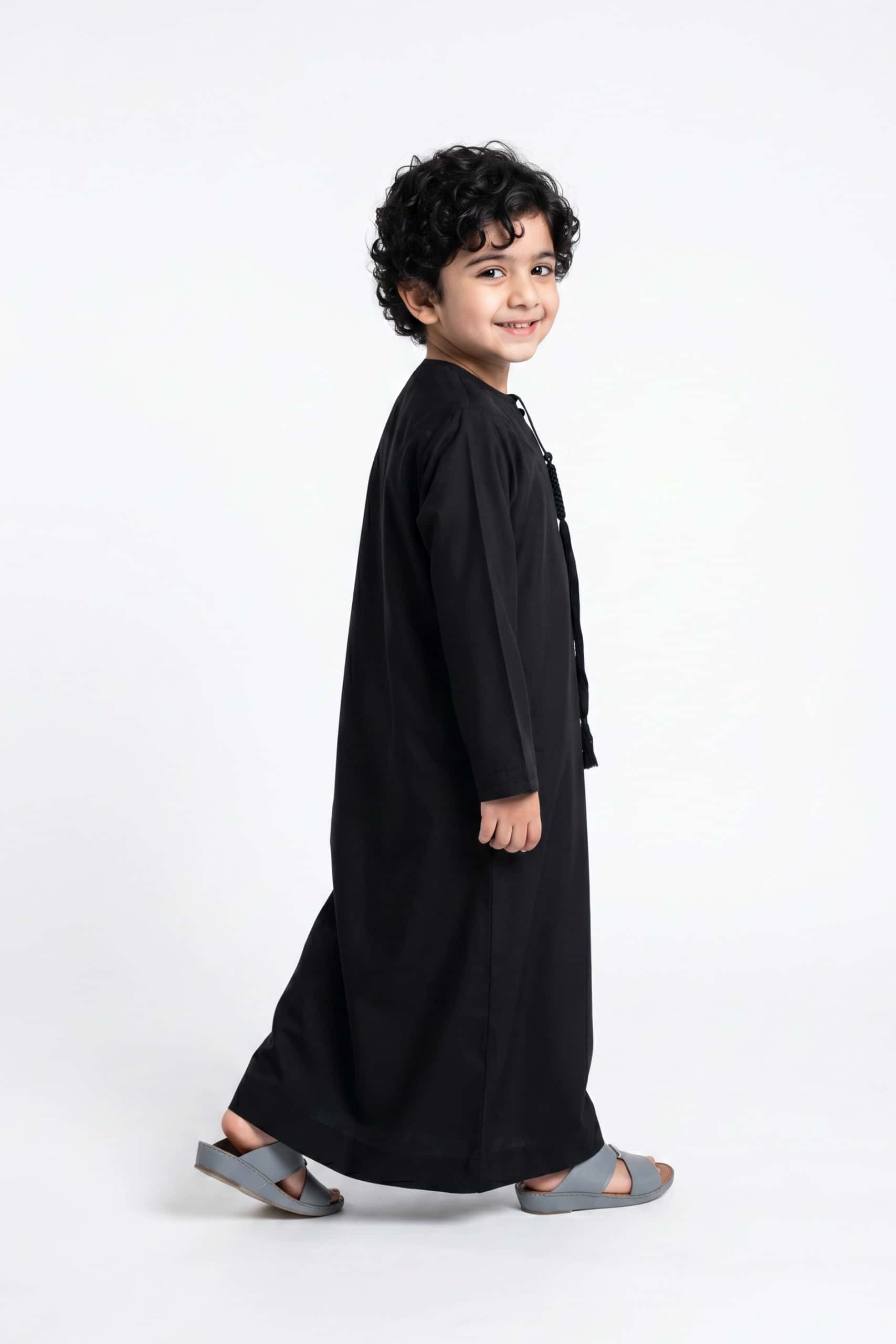 Classic Black Kids Thobe 4