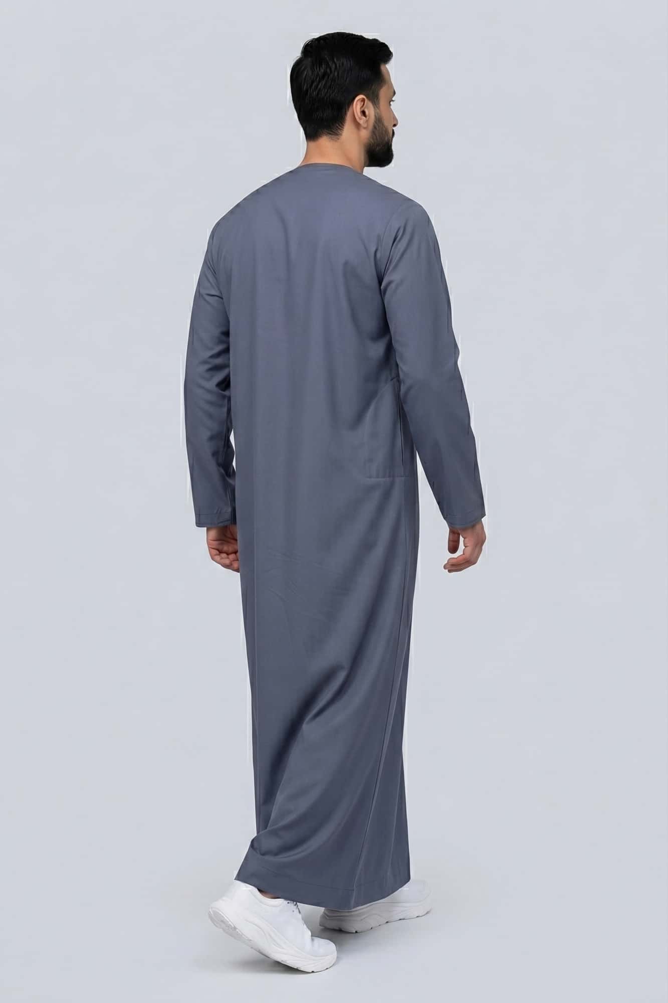 Dark Heather Omani Thobe 9
