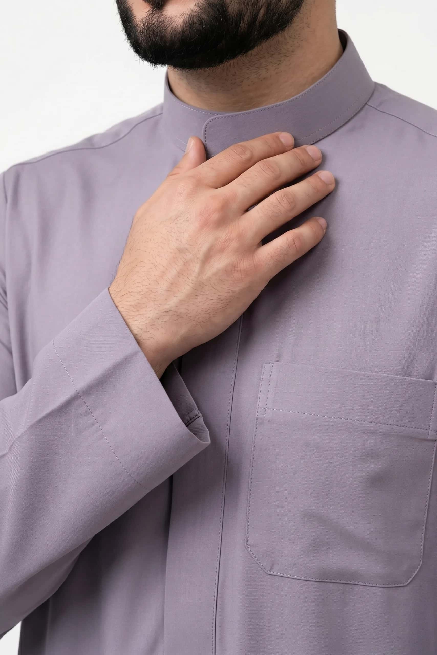 Dusty Amethyst Saudi Thobe 5