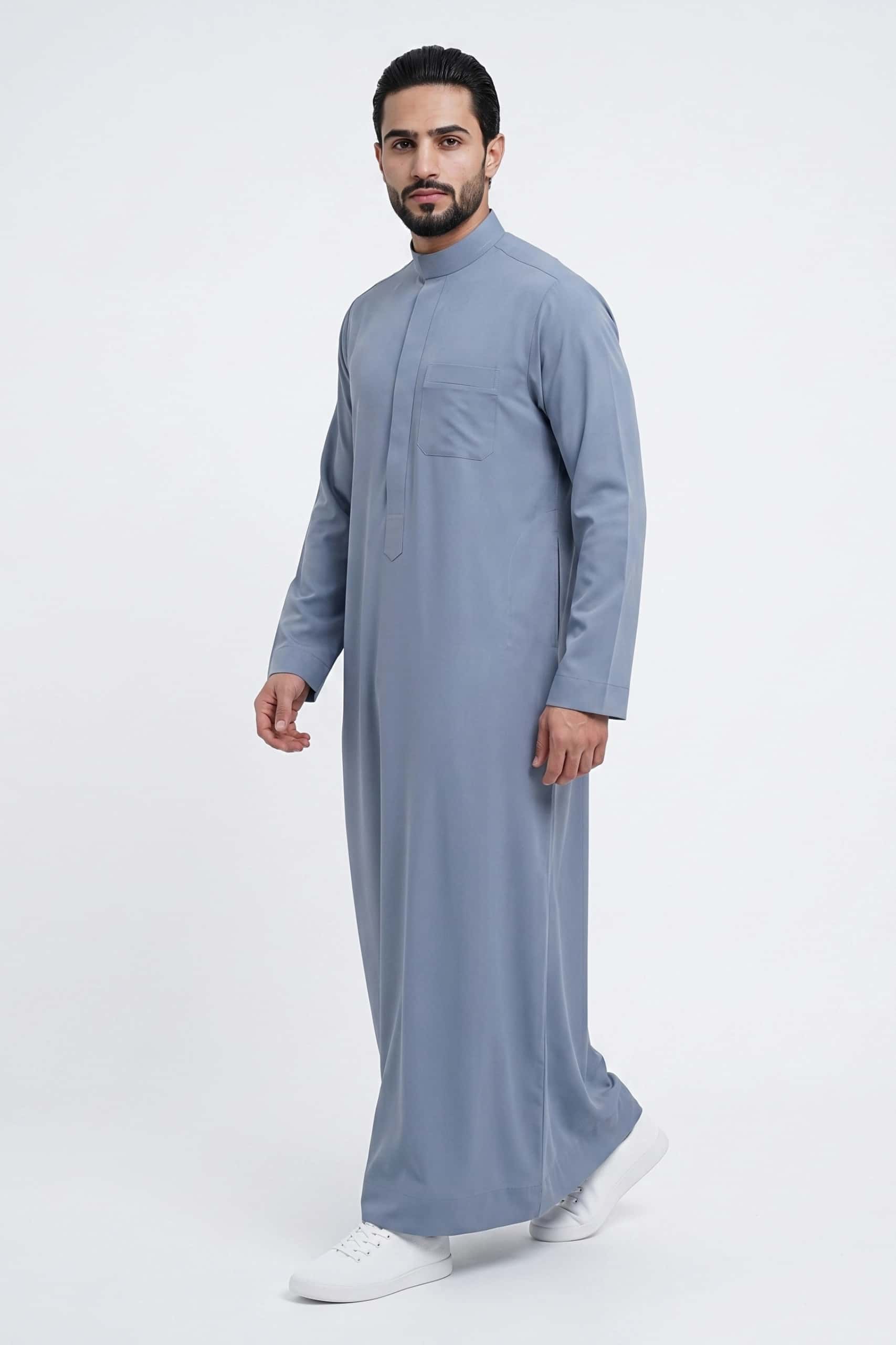 Ice Periwinkle Saudi Thobe 4