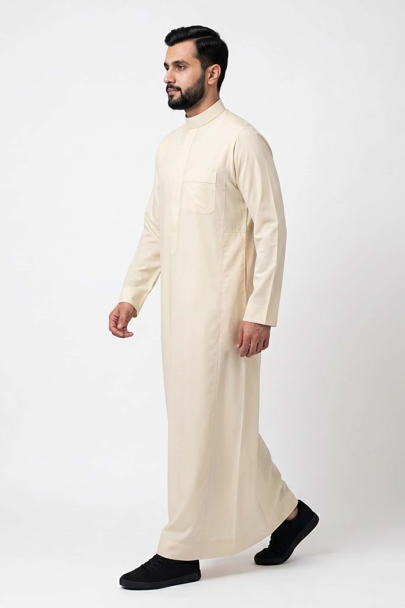 Luxury Cream Saudi Thobe 7