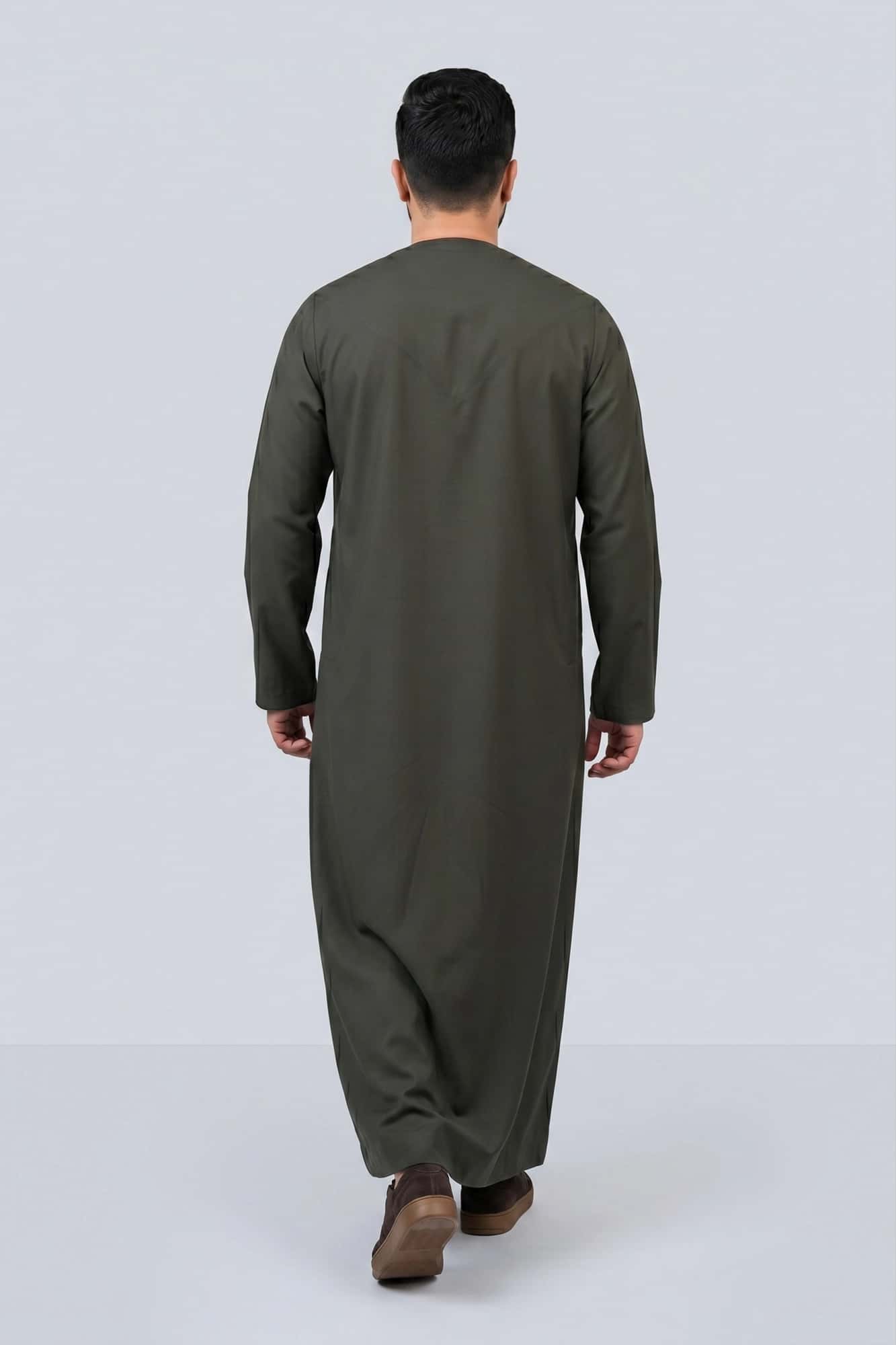Moss Bronze Omani Thobe 10