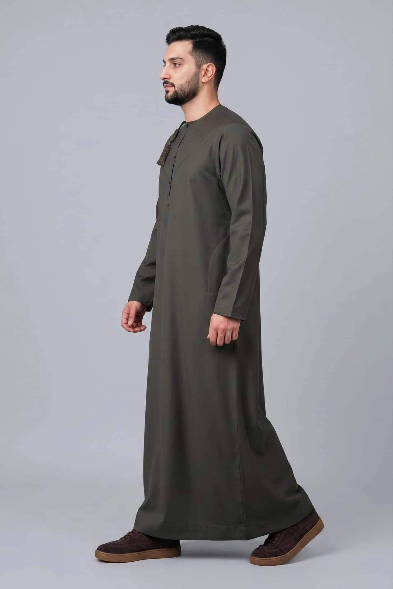 Moss Bronze Omani Thobe 4