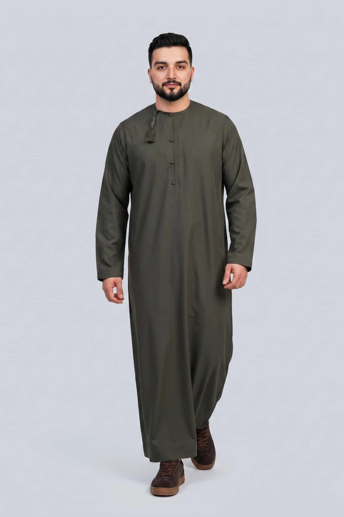 Moss Bronze Omani Thobe 7