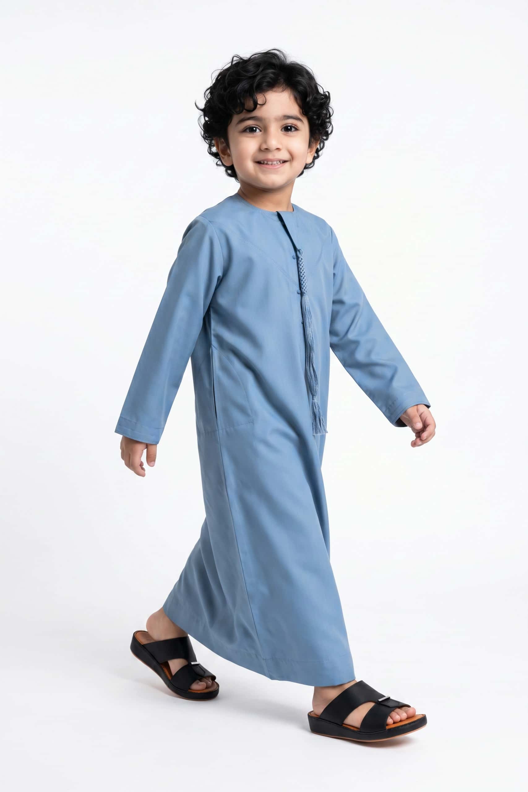Muted Denim Kids Thobe 3