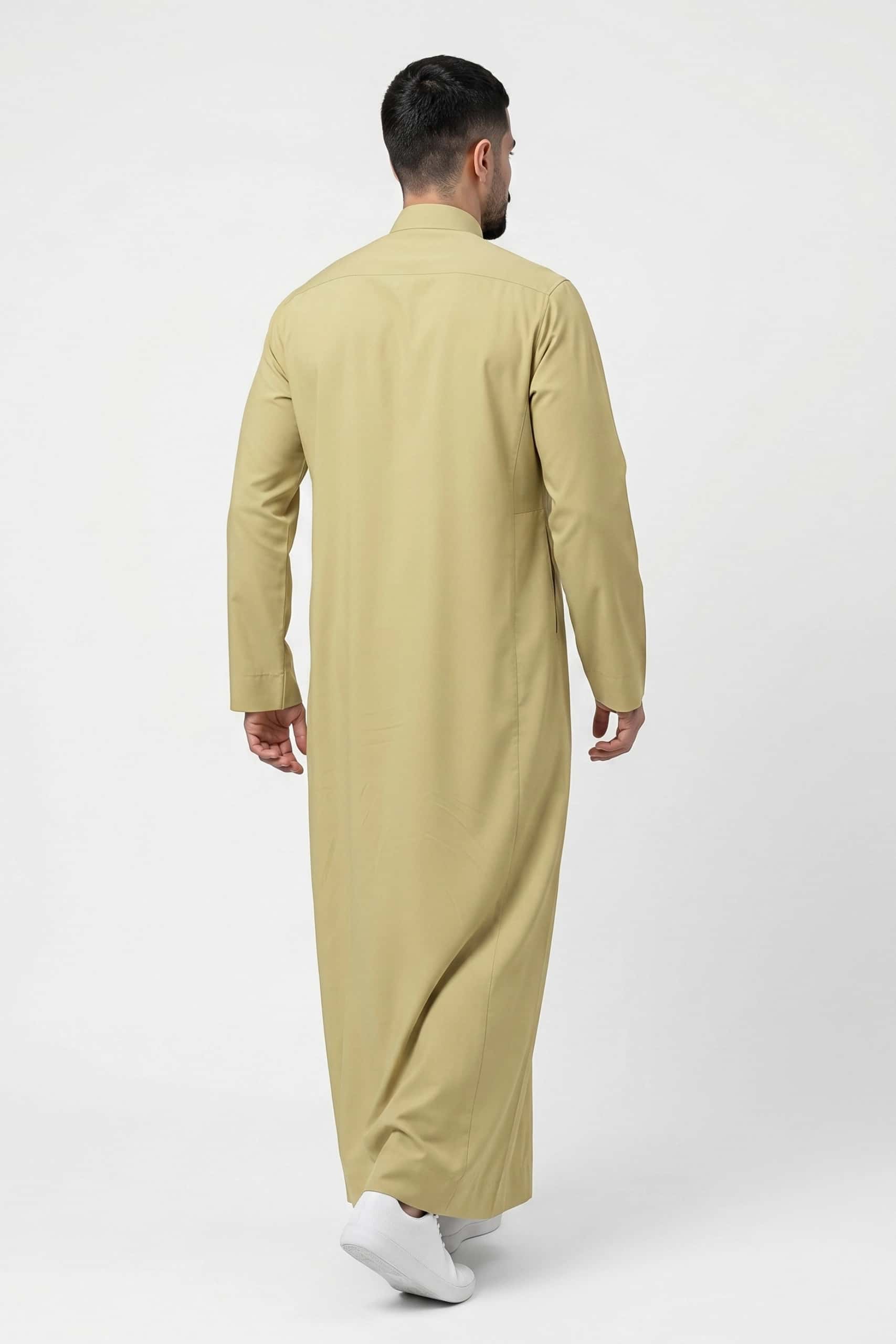 Muted Gold Saudi Thobe 8