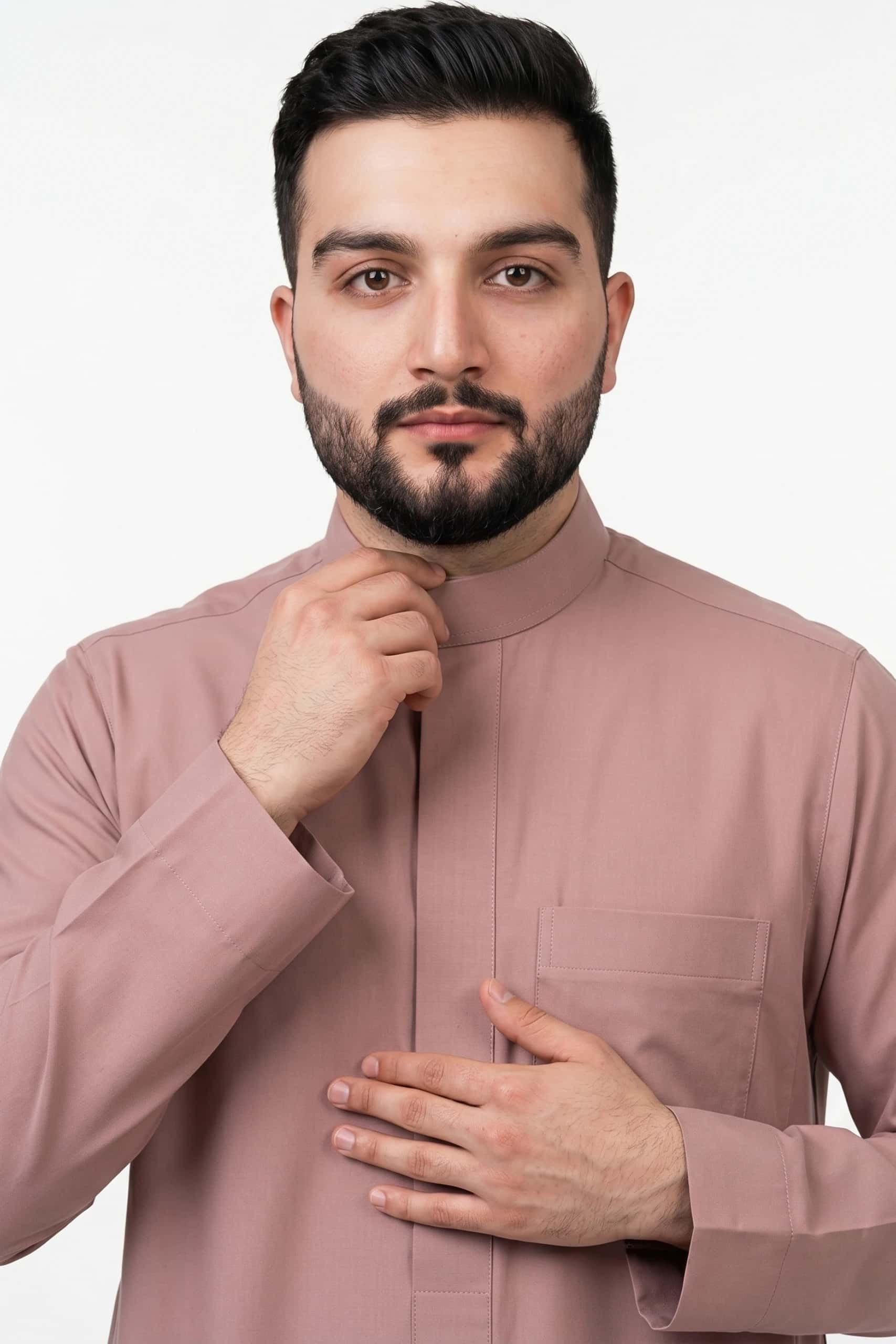 Muted Rose Saudi Thobe 2