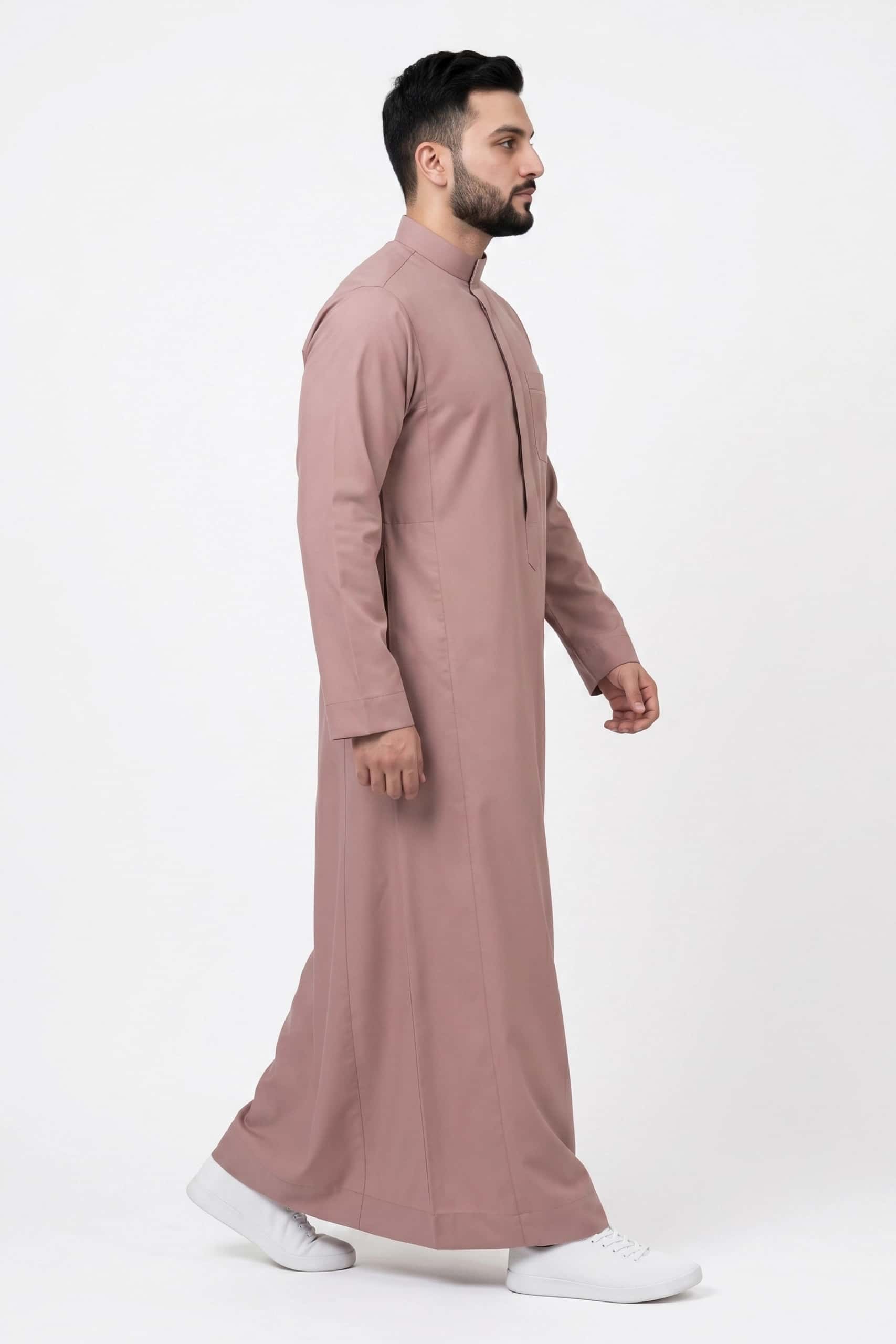 Muted Rose Saudi Thobe 7