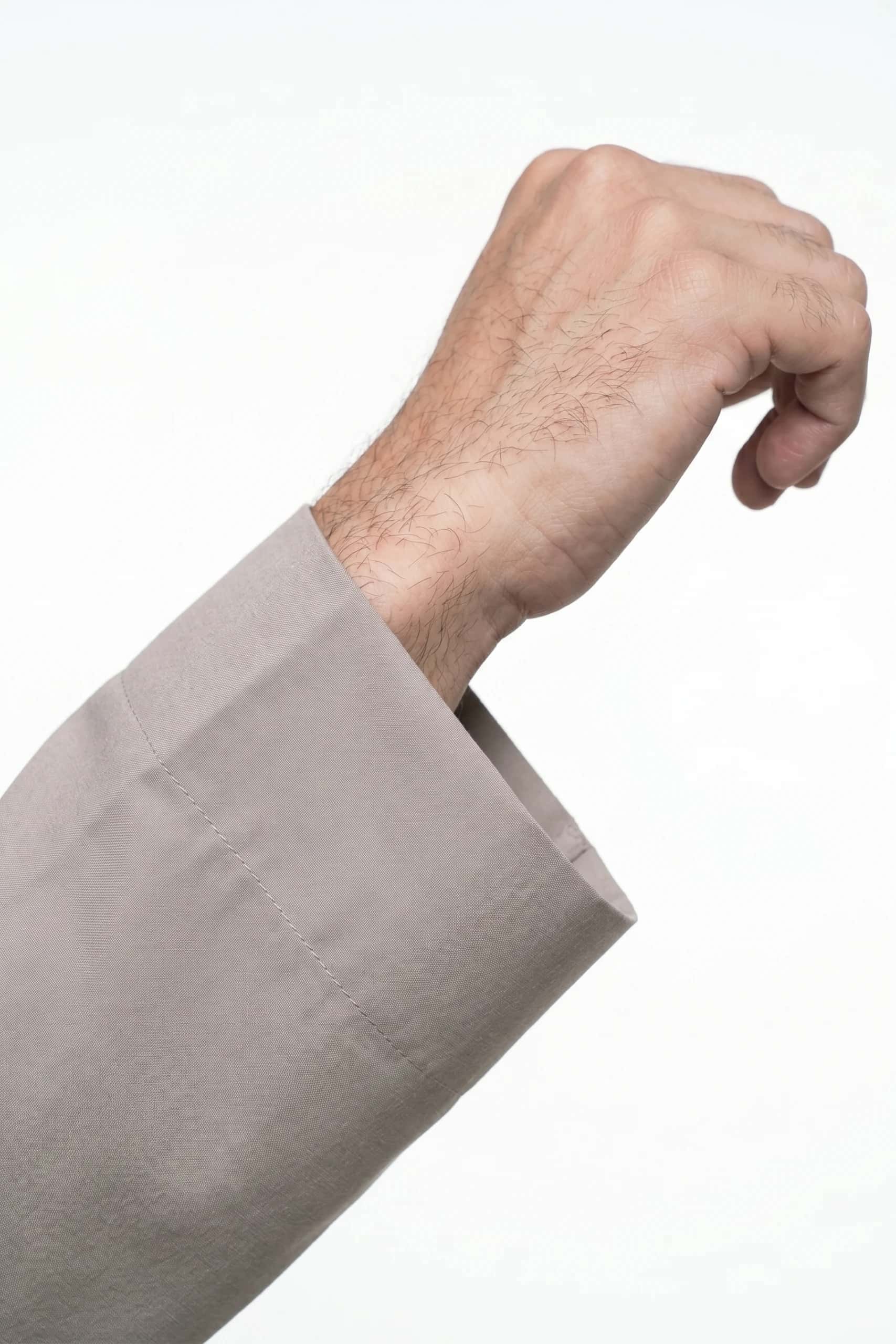 Muted Taupe Saudi Thobe 7