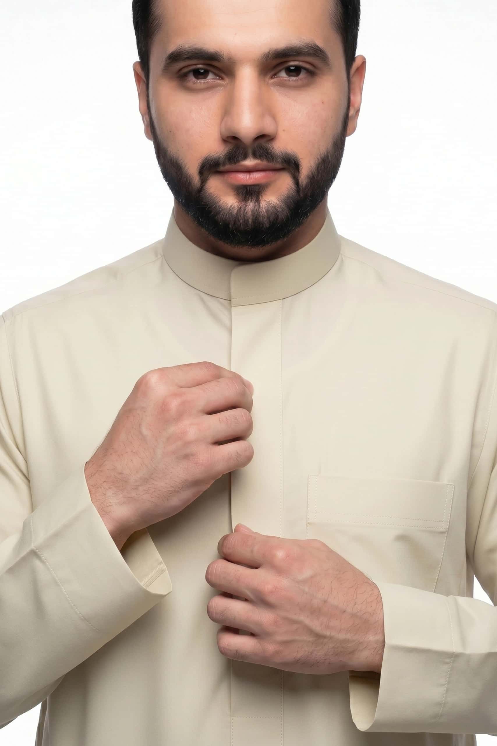 Pale Lemon Saudi Thobe 2