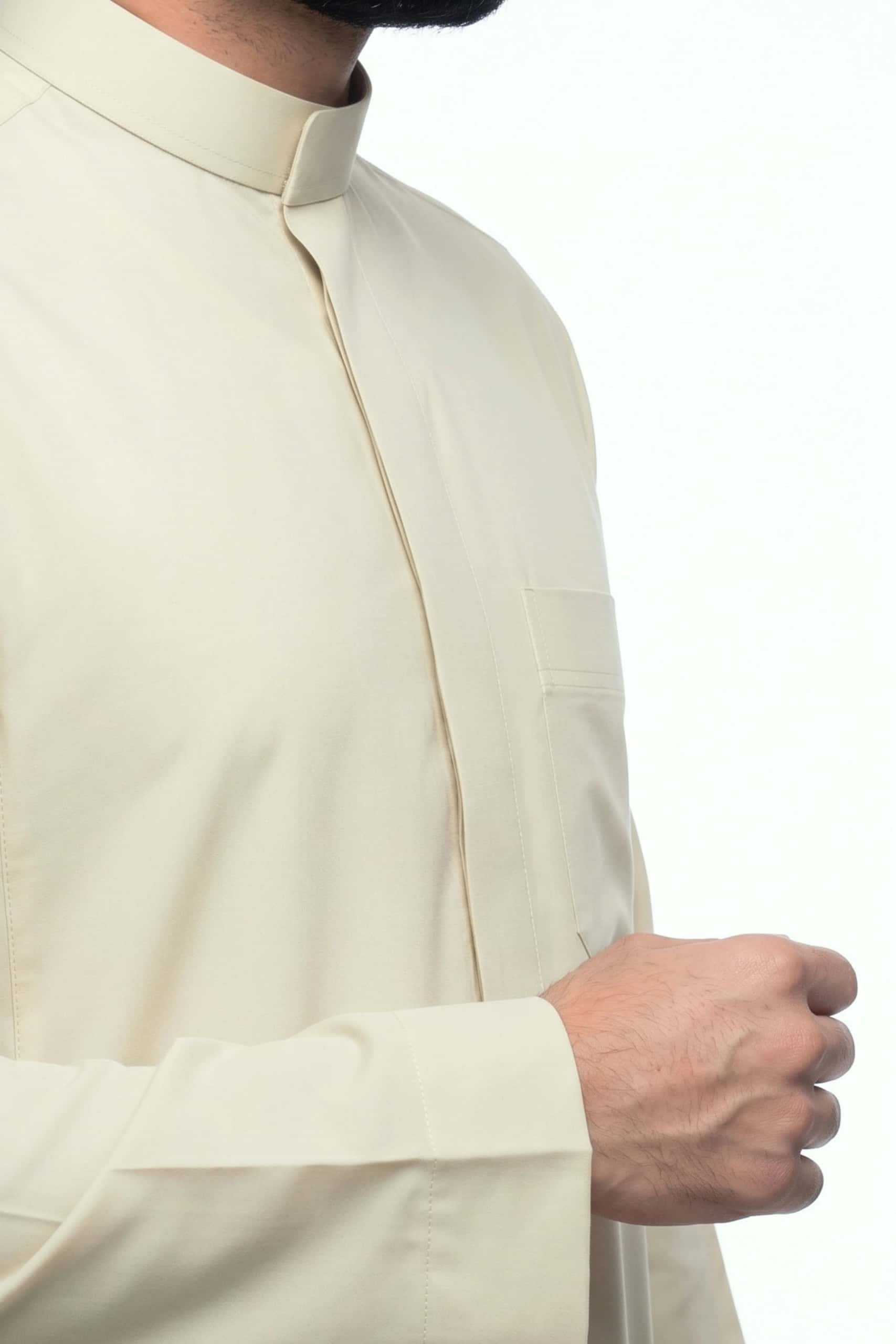 Pale Lemon Saudi Thobe 7