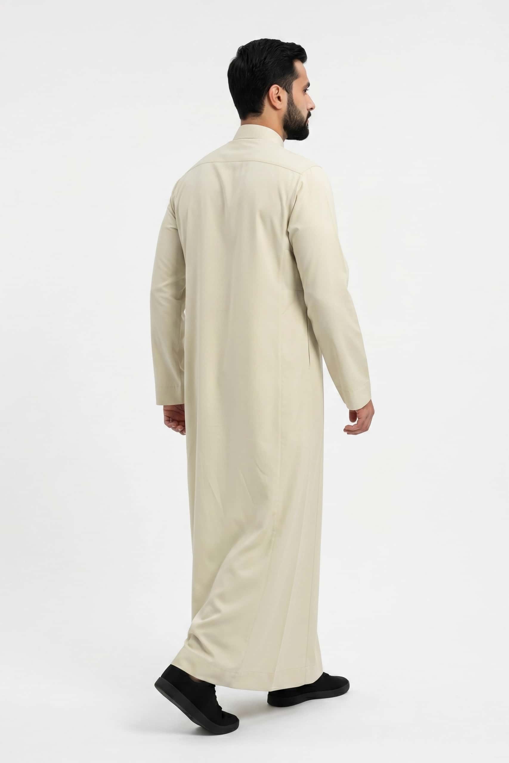Pale Lemon Saudi Thobe 9