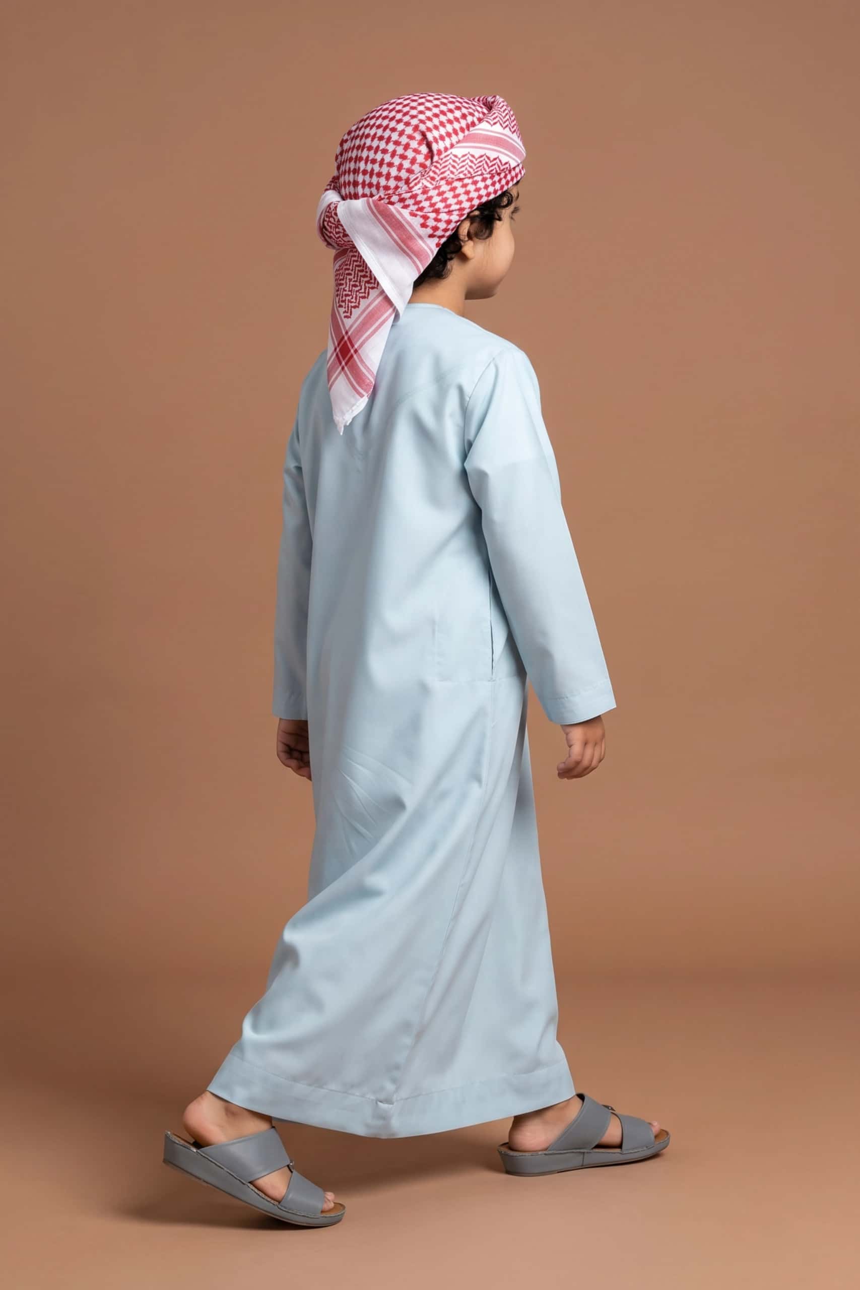 Powder Blue Kids Thobe 3