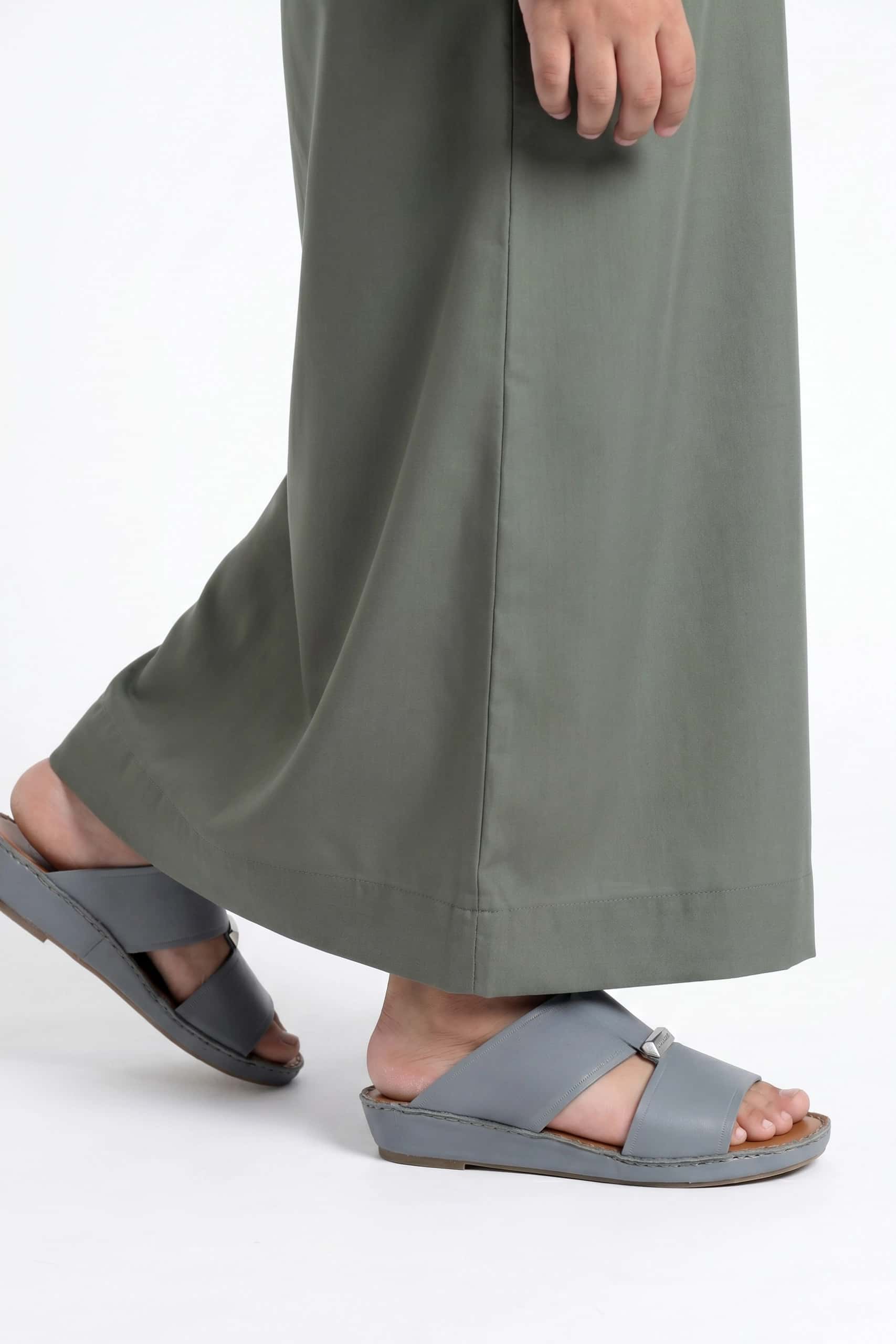 Sage Green Kids Thobe 3