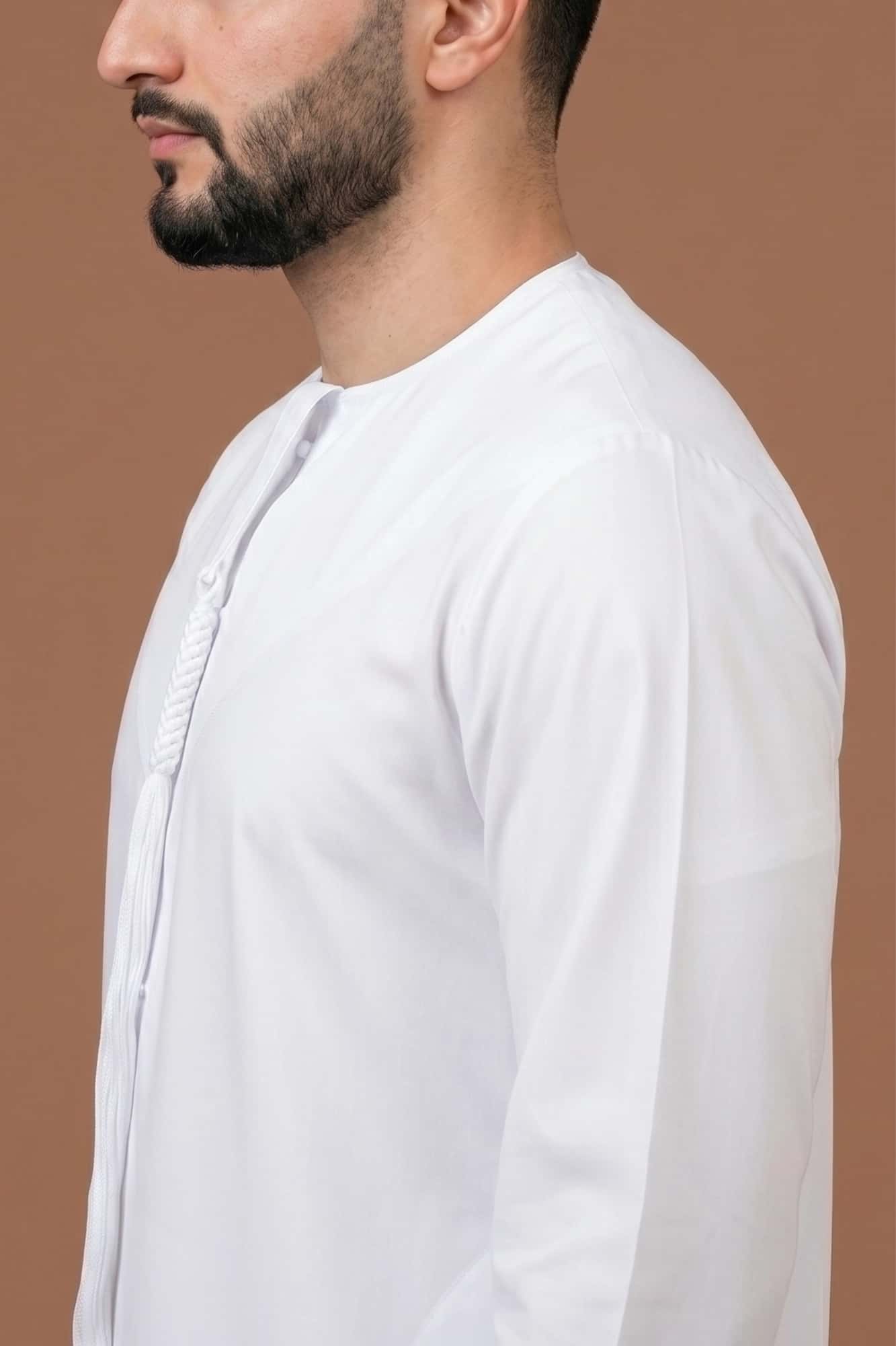 White Emirati Thobe - China Wool 5