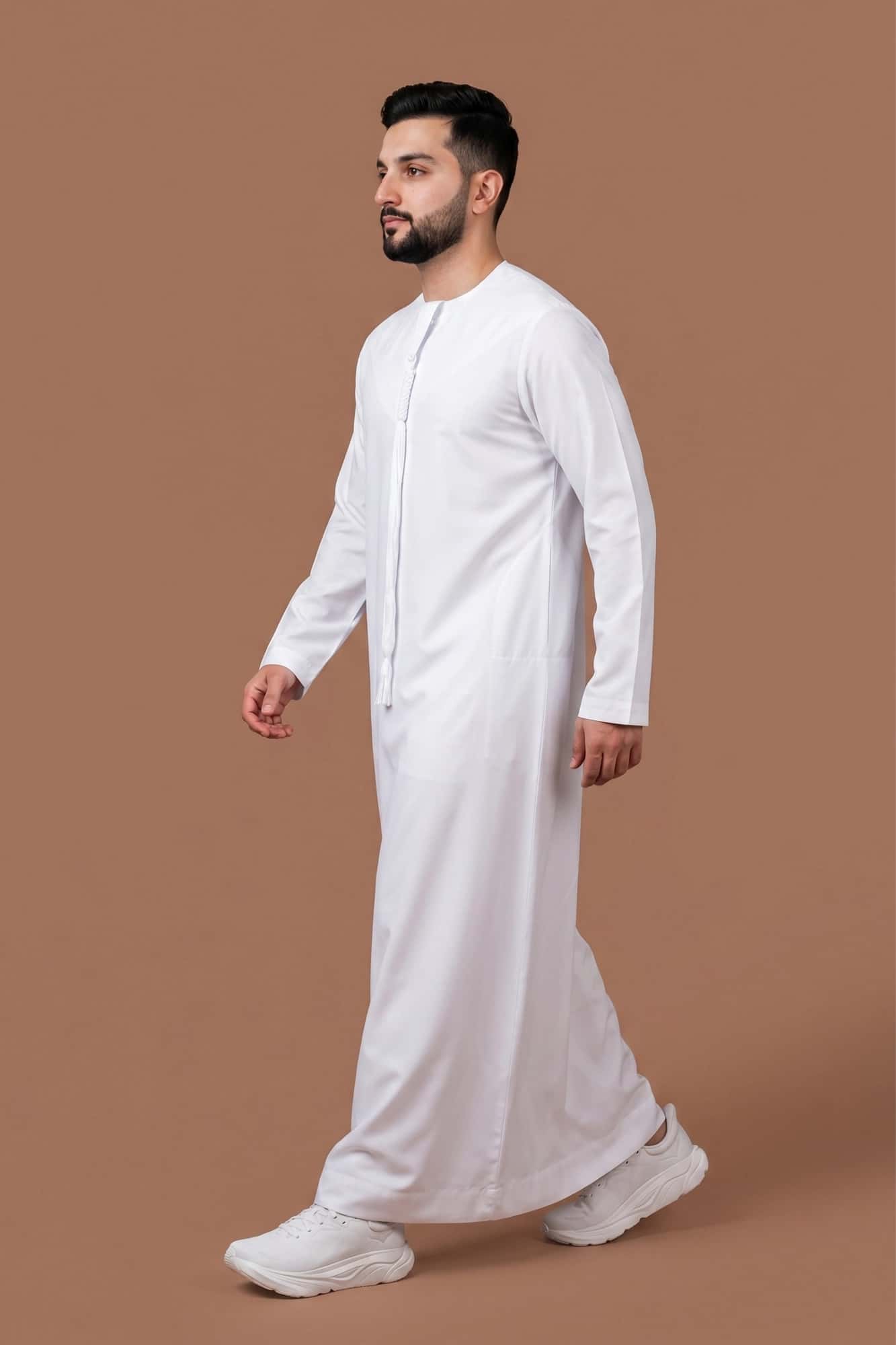 White Emirati Thobe - China Wool 8