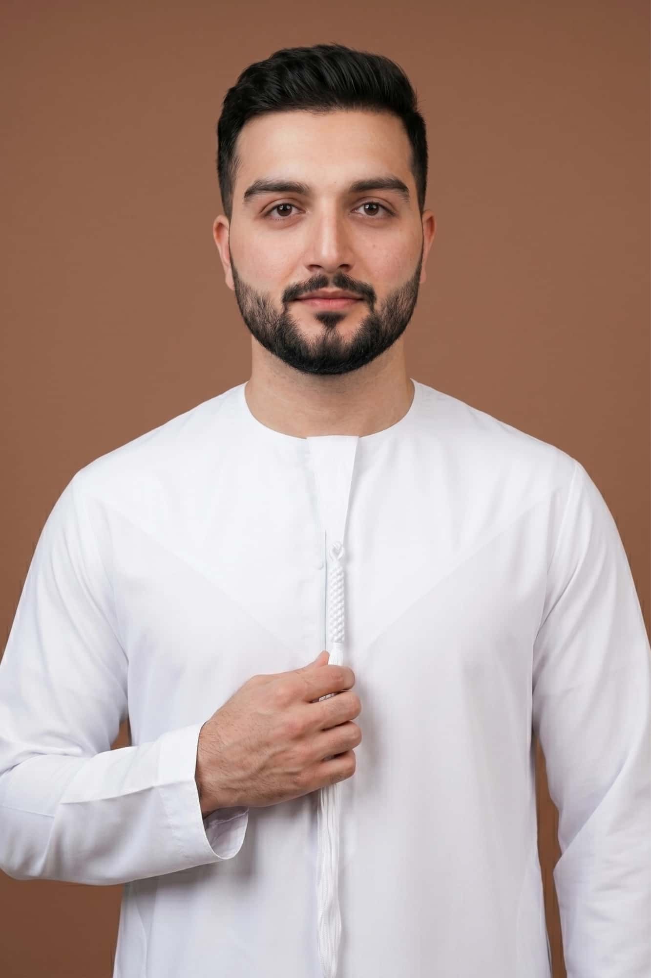 White Emirati Thobe - China Wool 9