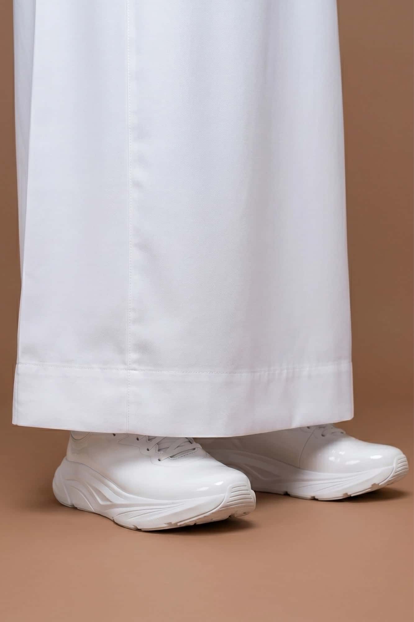 White Kuwaiti Thobe - China Wool 8