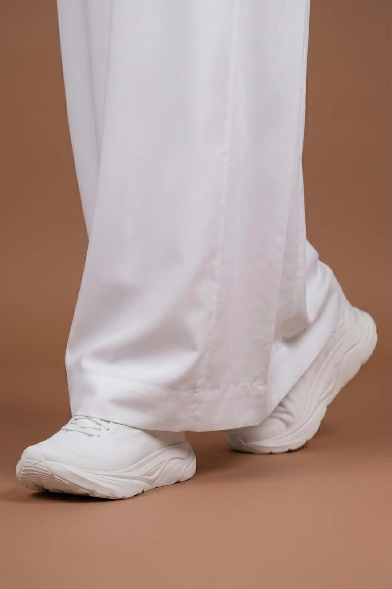 White Saudi Thobe - China Wool 7