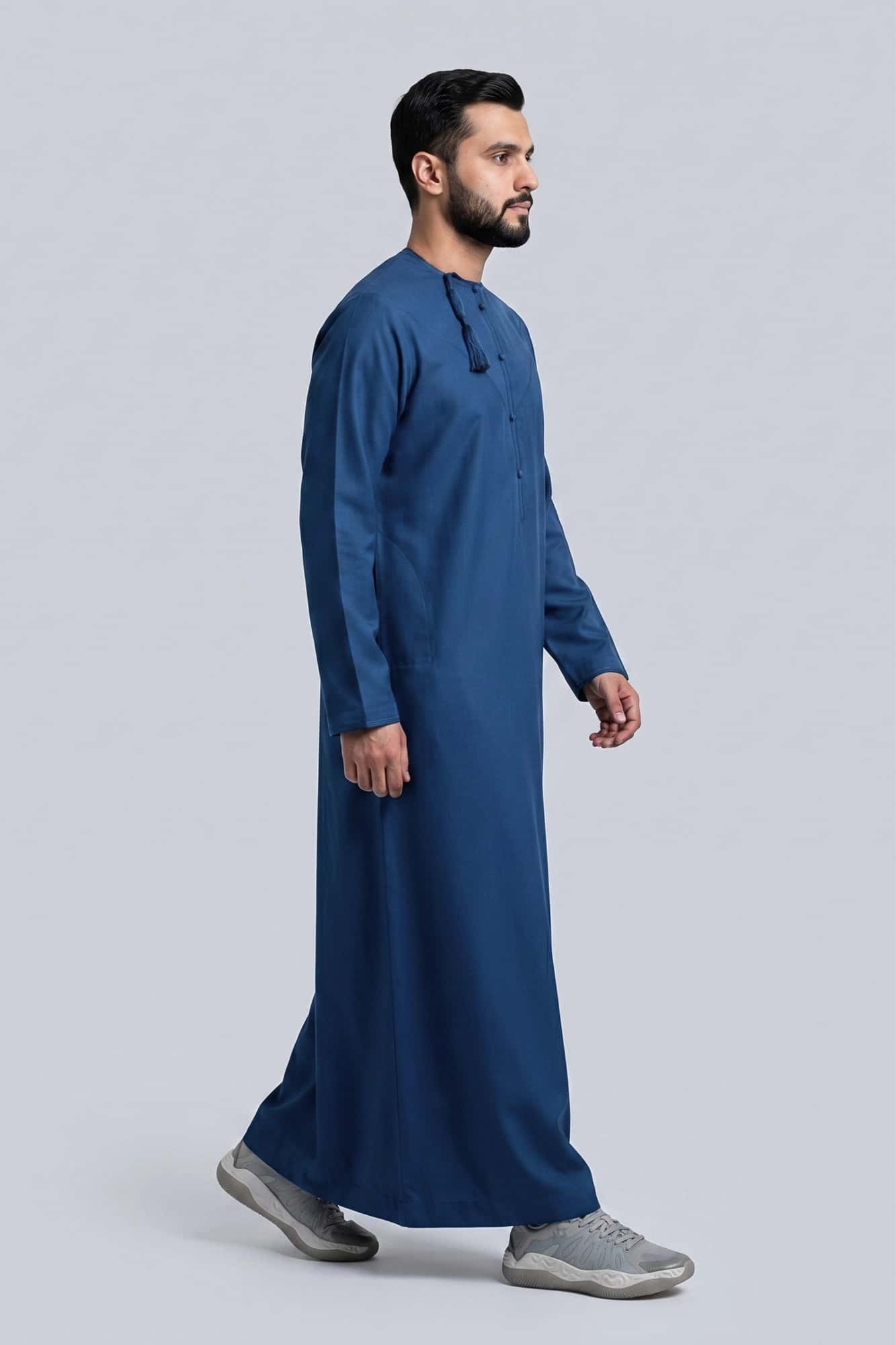 Marine Military Blue Omani Thobe 4