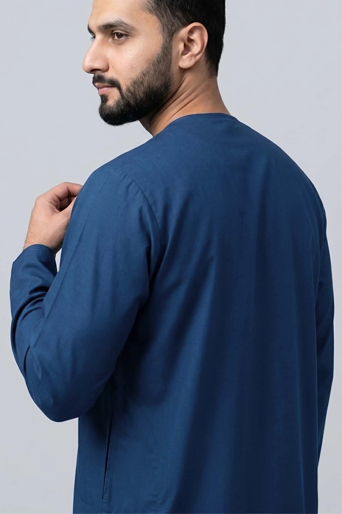 Marine Military Blue Omani Thobe 6
