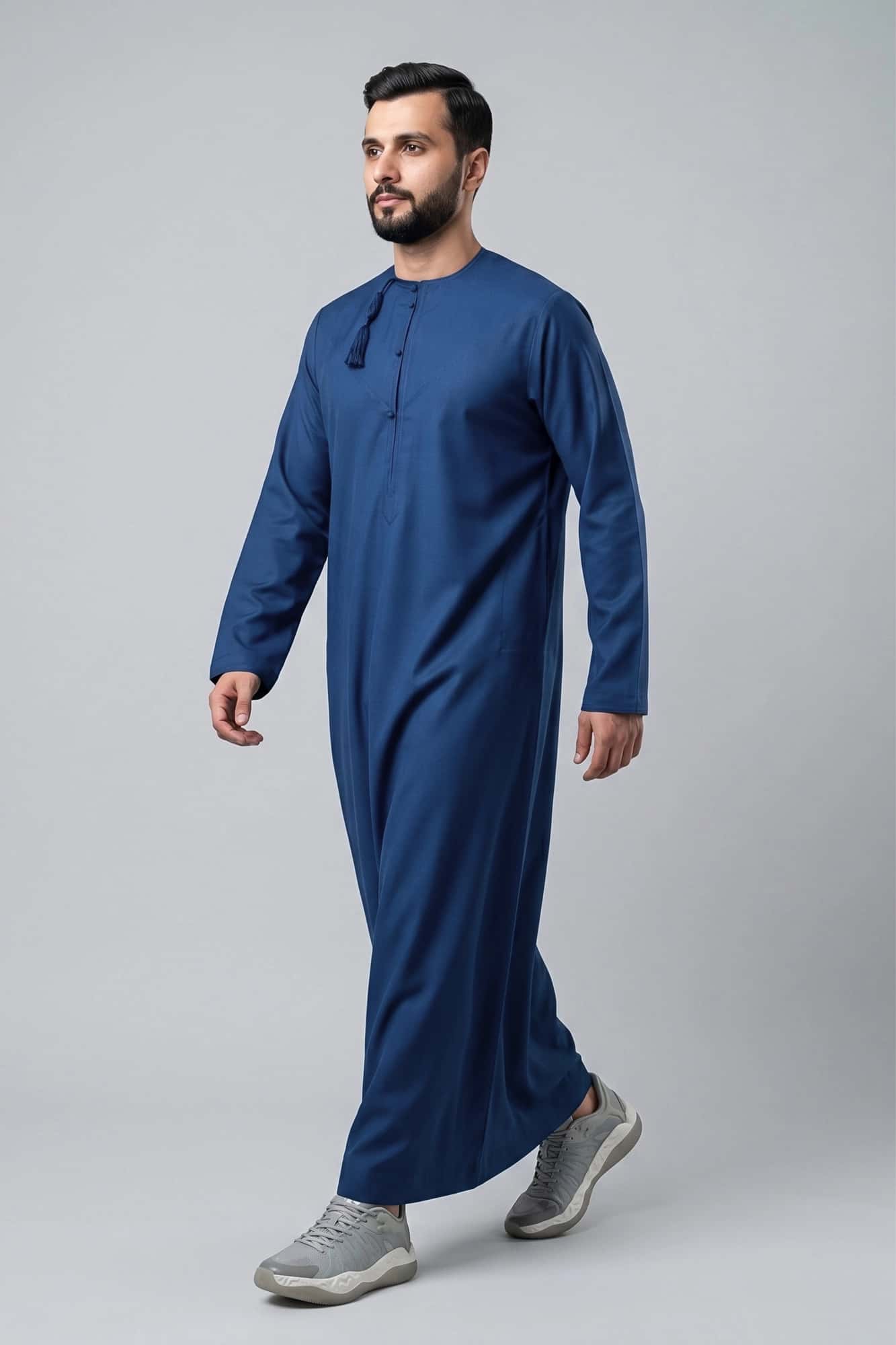 Marine Military Blue Omani Thobe 7