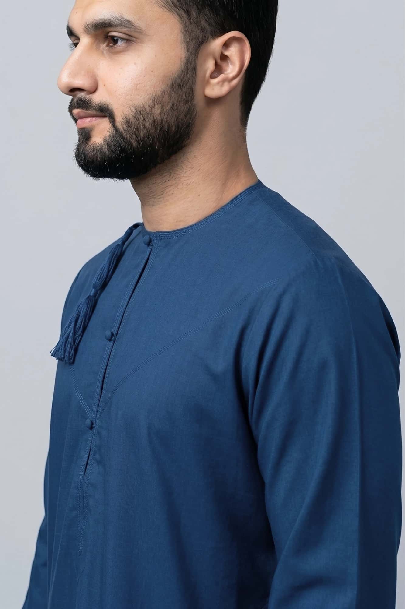 Marine Military Blue Omani Thobe 9