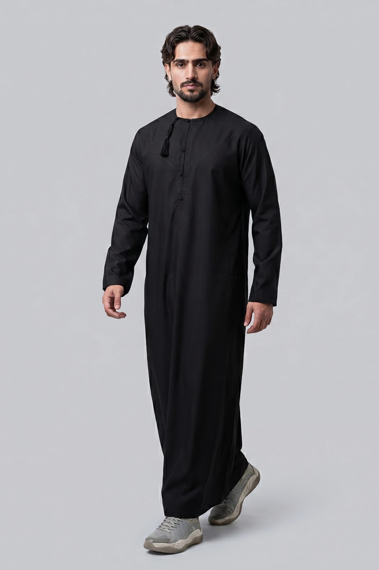 Black Omani Thobe