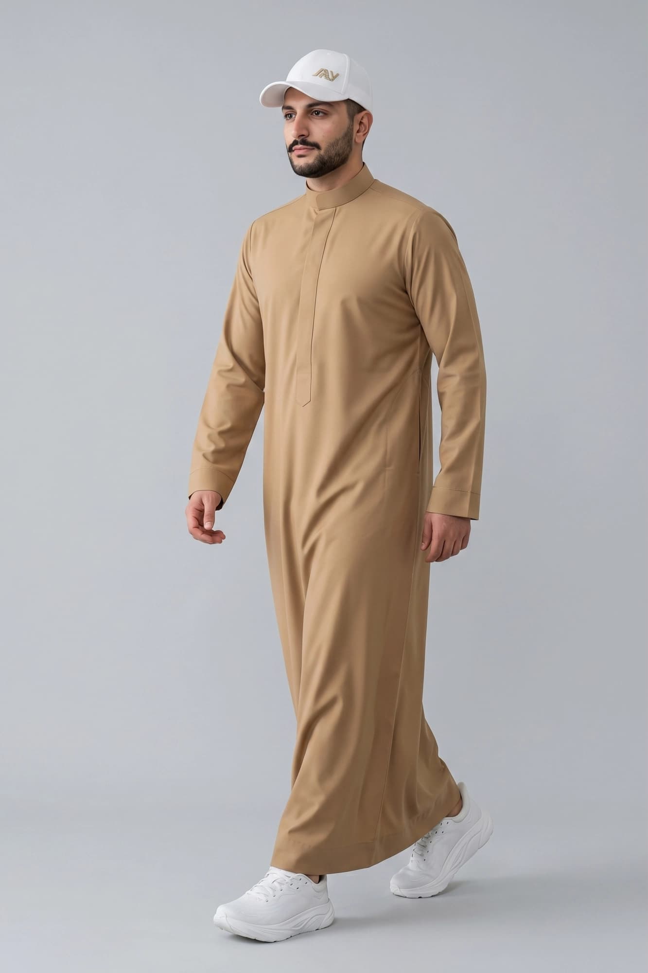 China Wool Basic Beige Saudi Thobe