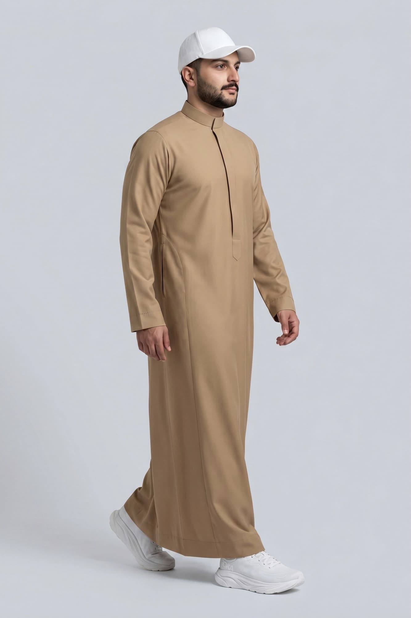 China Wool Basic Beige Saudi Thobe