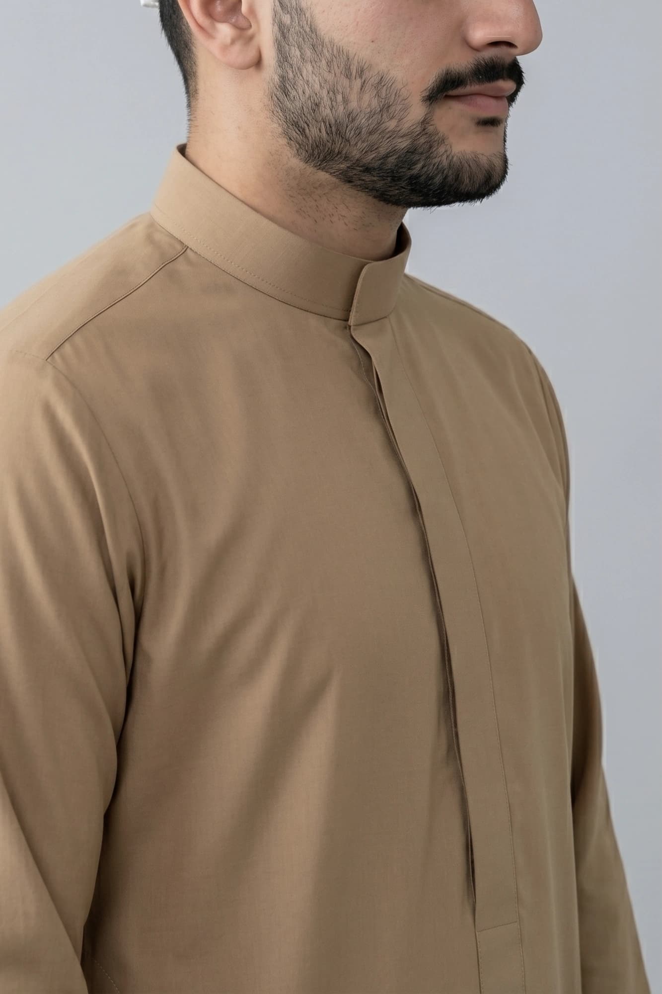 China Wool Basic Beige Saudi Thobe