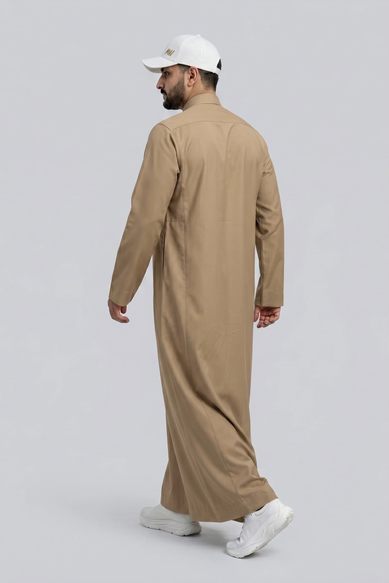 China Wool Basic Beige Saudi Thobe