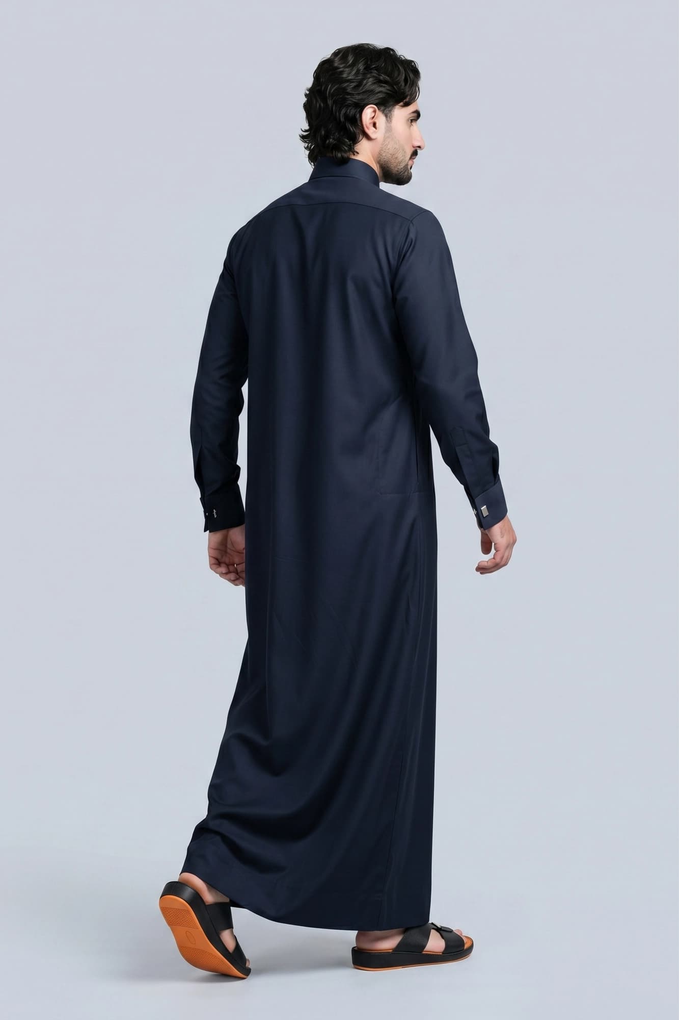 China Wool Dark Space Qatari Thobe