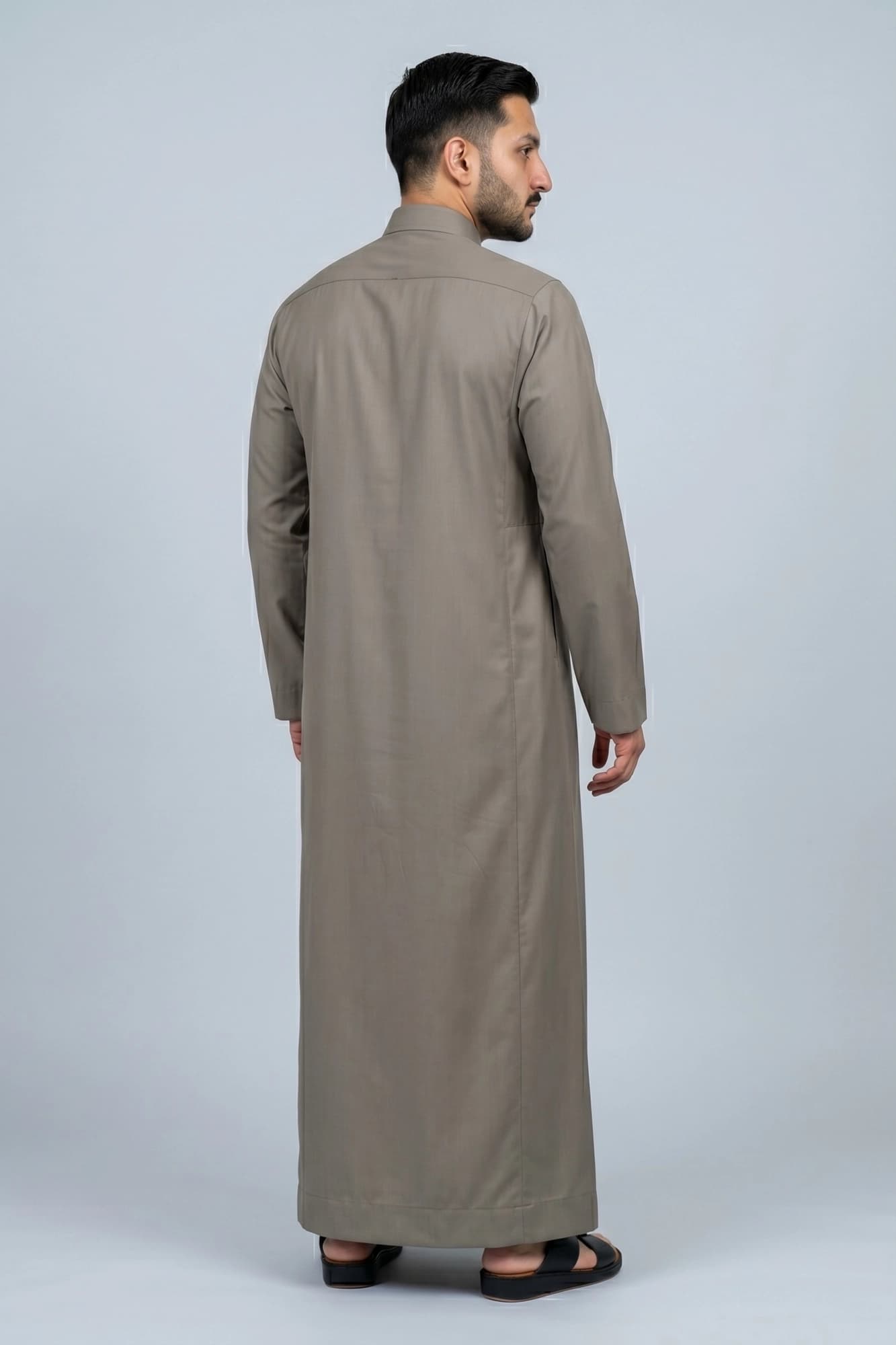 China Wool Forgotten Brown Saudi Thobe