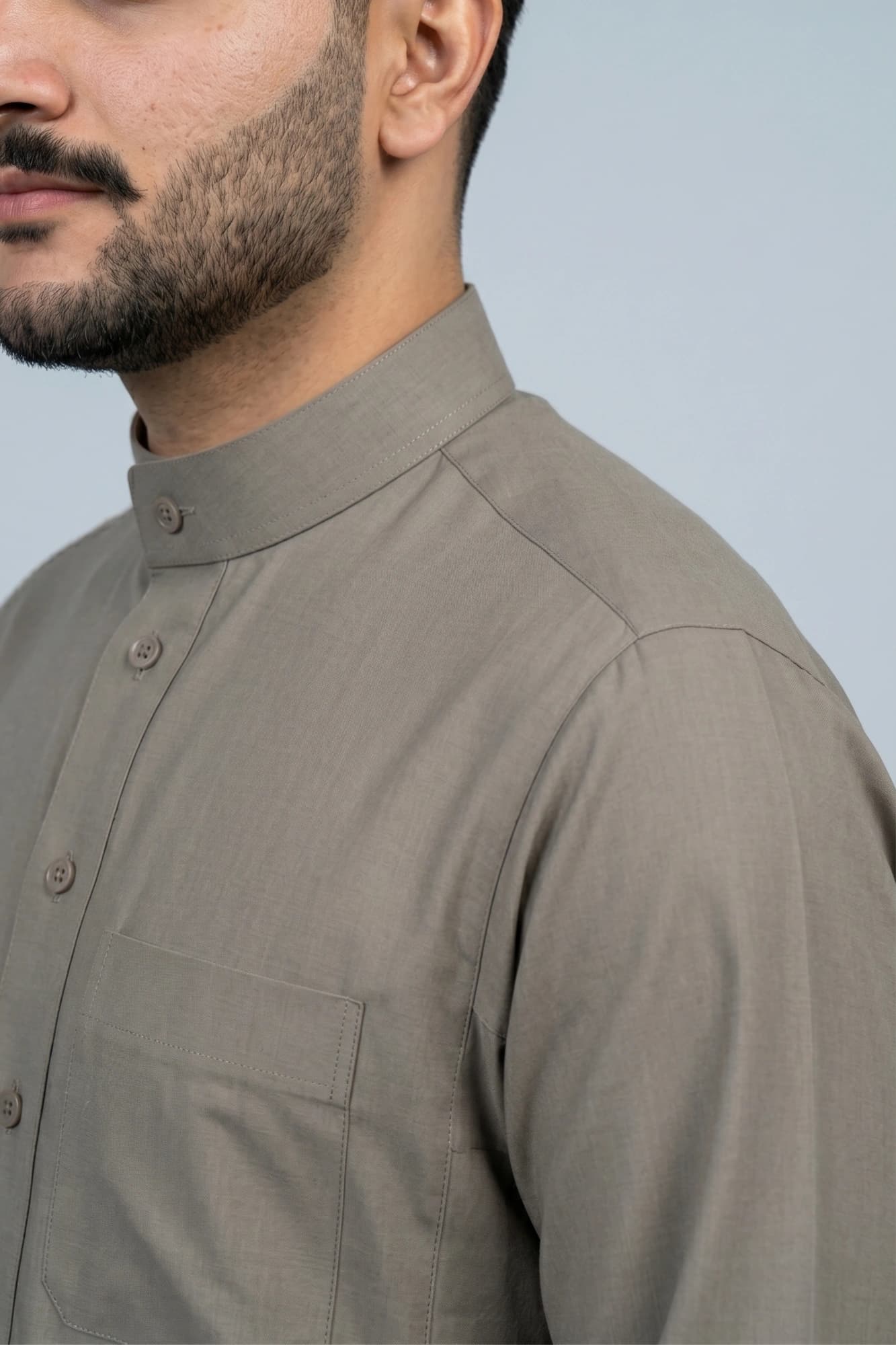 China Wool Forgotten Brown Saudi Thobe