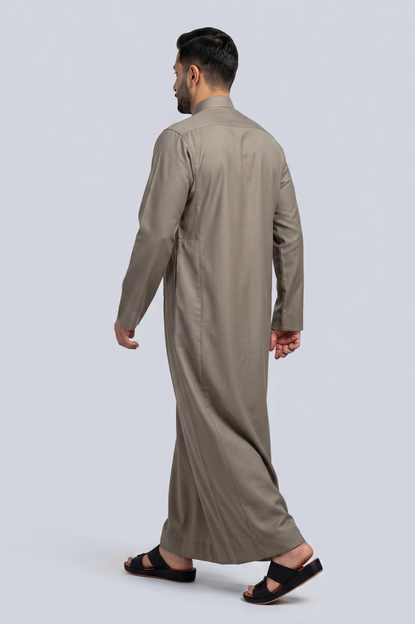 China Wool Forgotten Brown Saudi Thobe