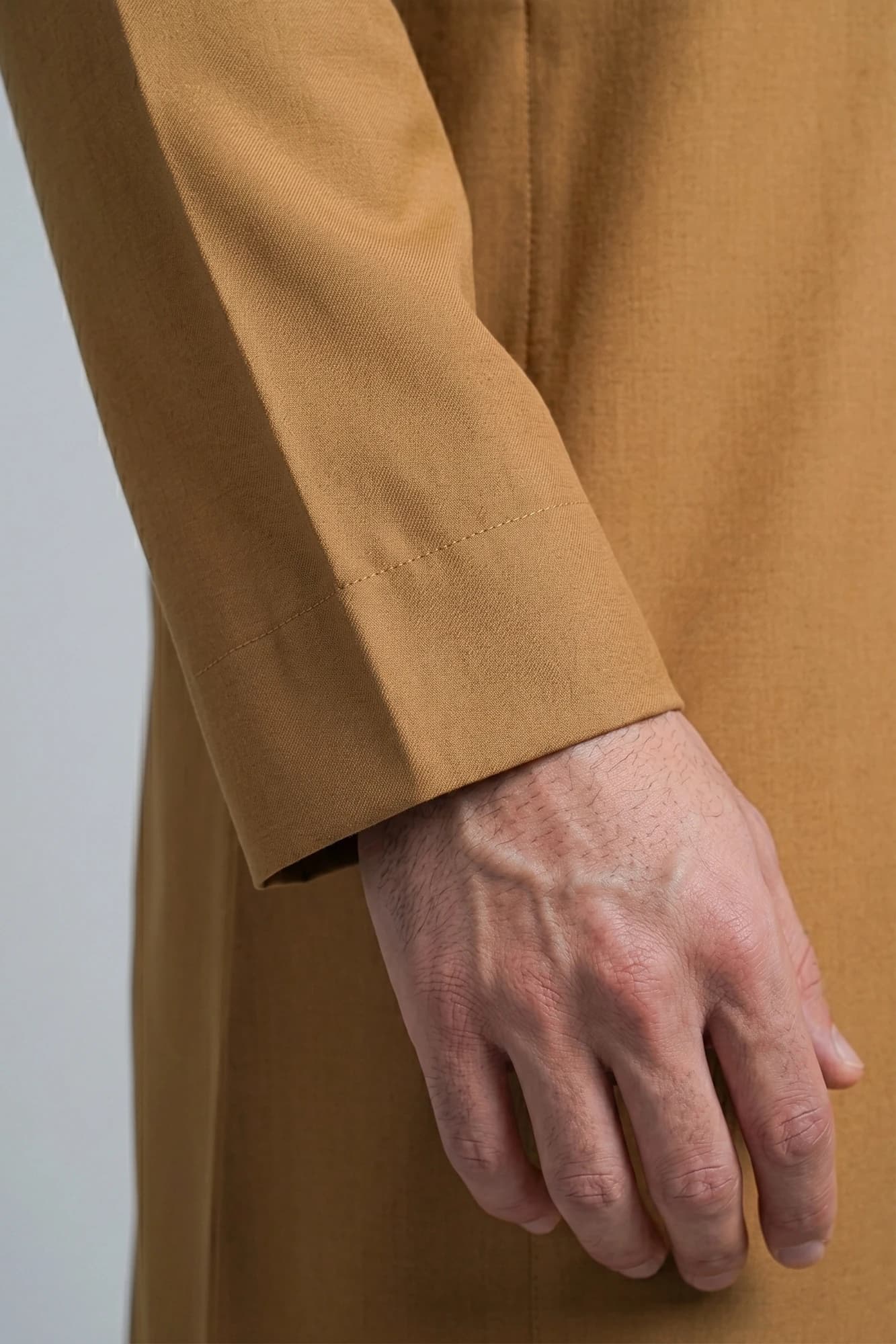 China Wool Gold Ochre Saudi Thobe