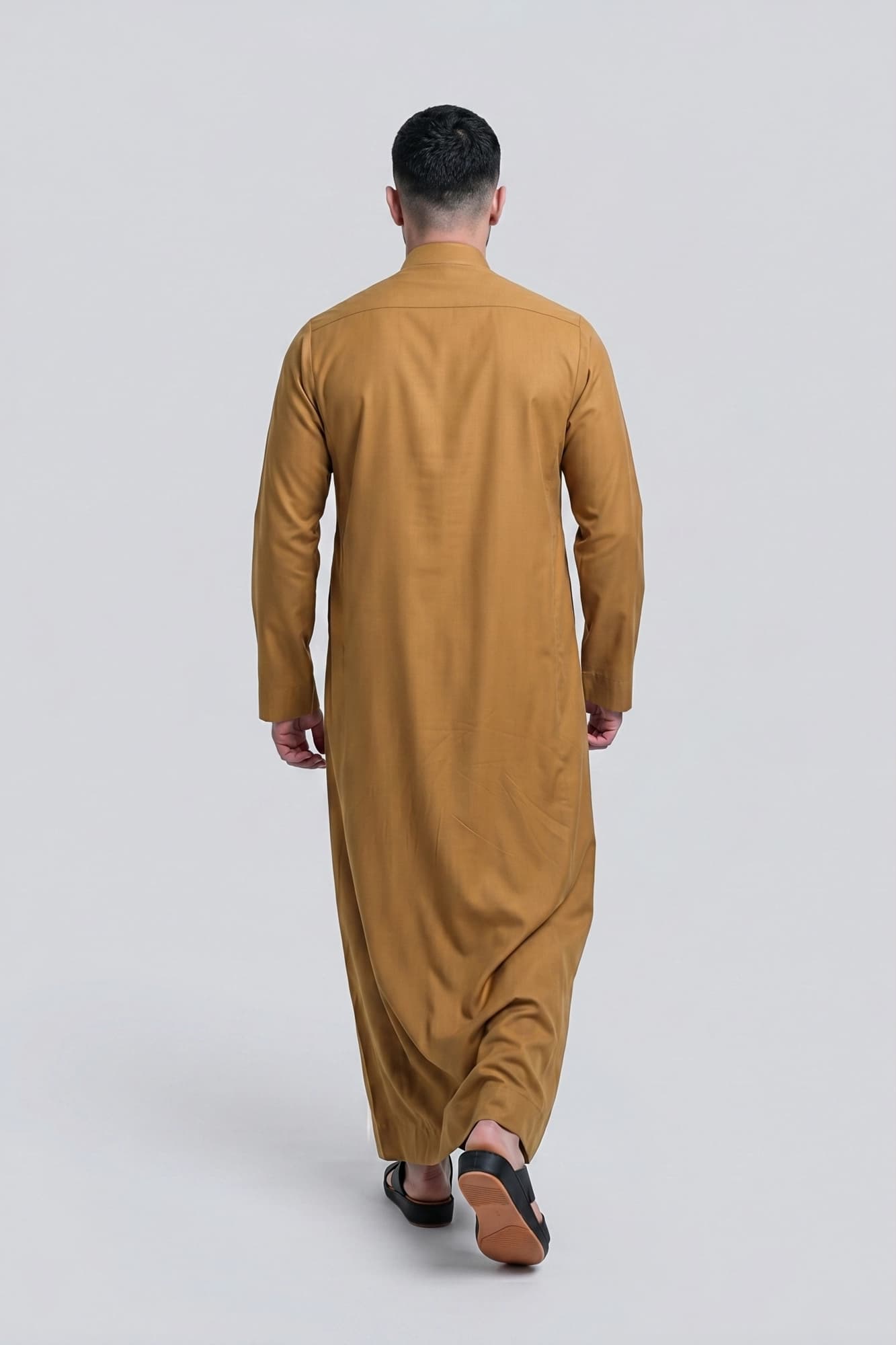 China Wool Gold Ochre Saudi Thobe