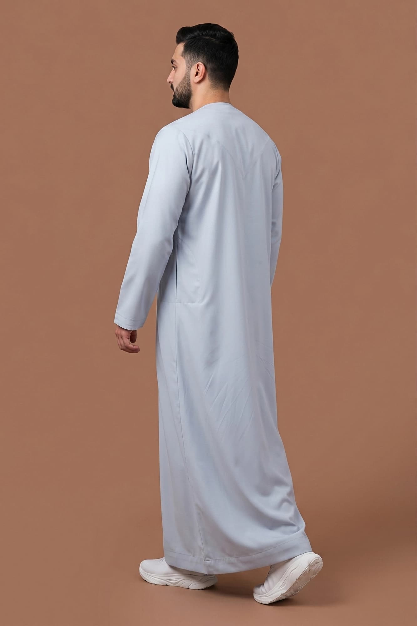 Chrome Grey Omani Thobe