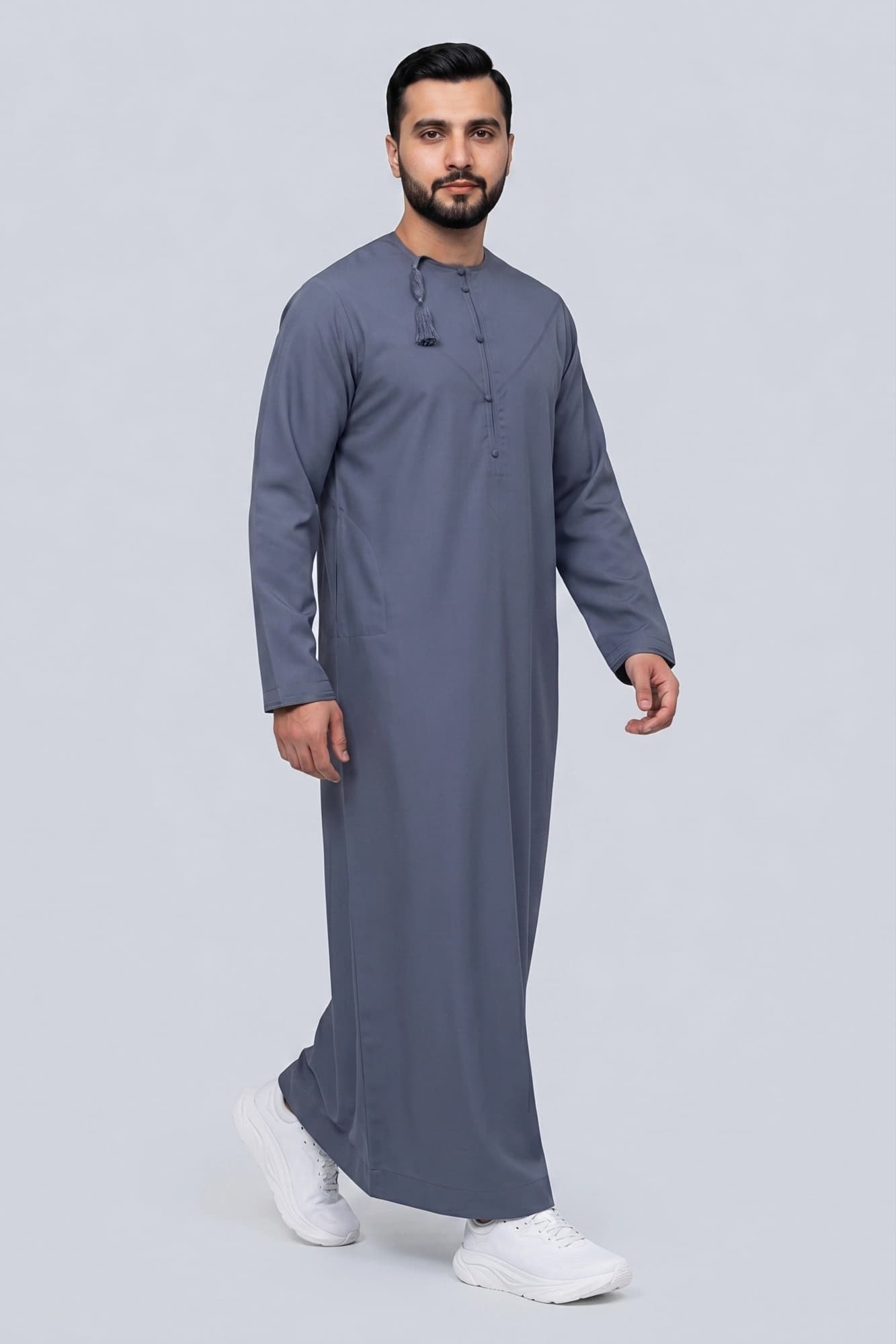 Dark Heather Omani Thobe
