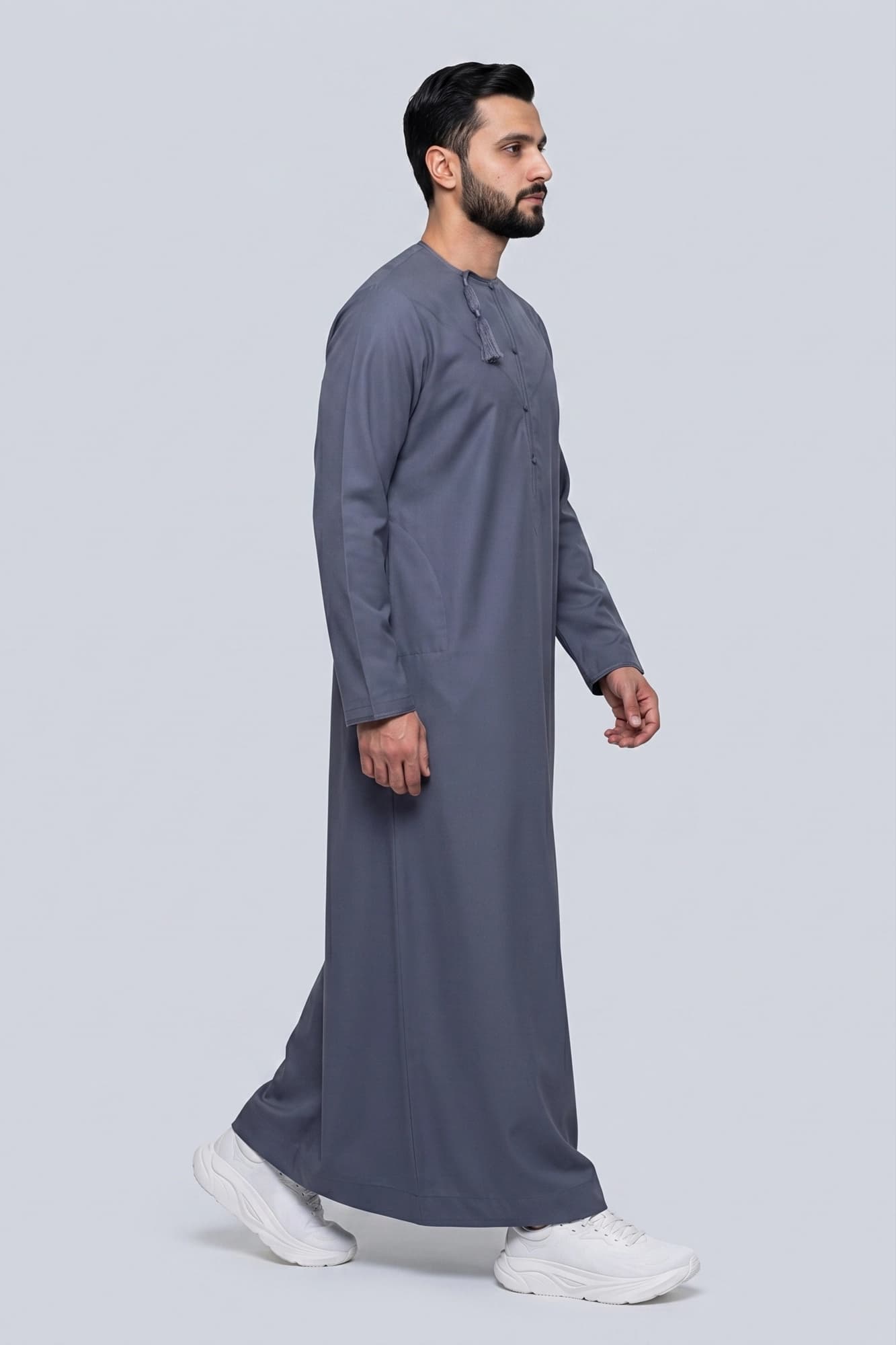 Dark Heather Omani Thobe