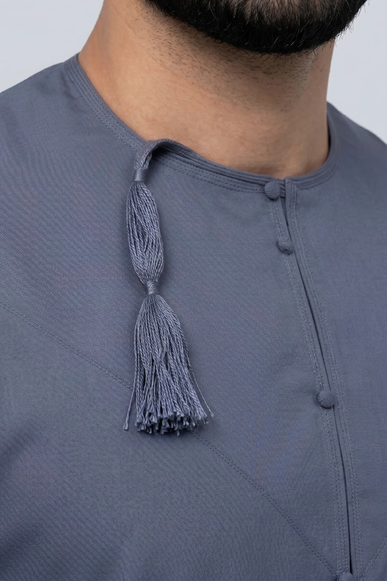Dark Heather Omani Thobe